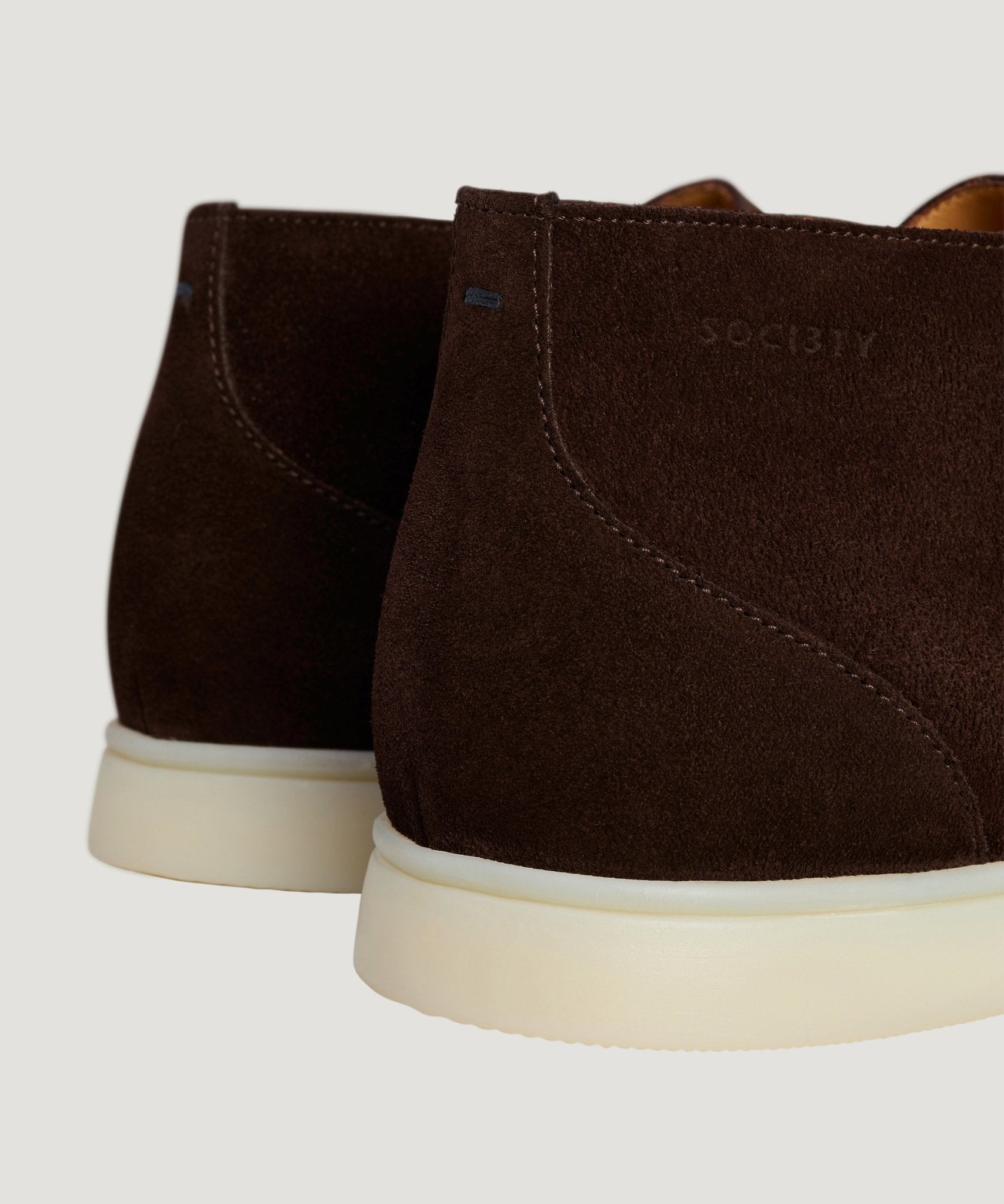 SOCI3TY City Loafer suède donkerbruin - THE SOCIETY SHOP