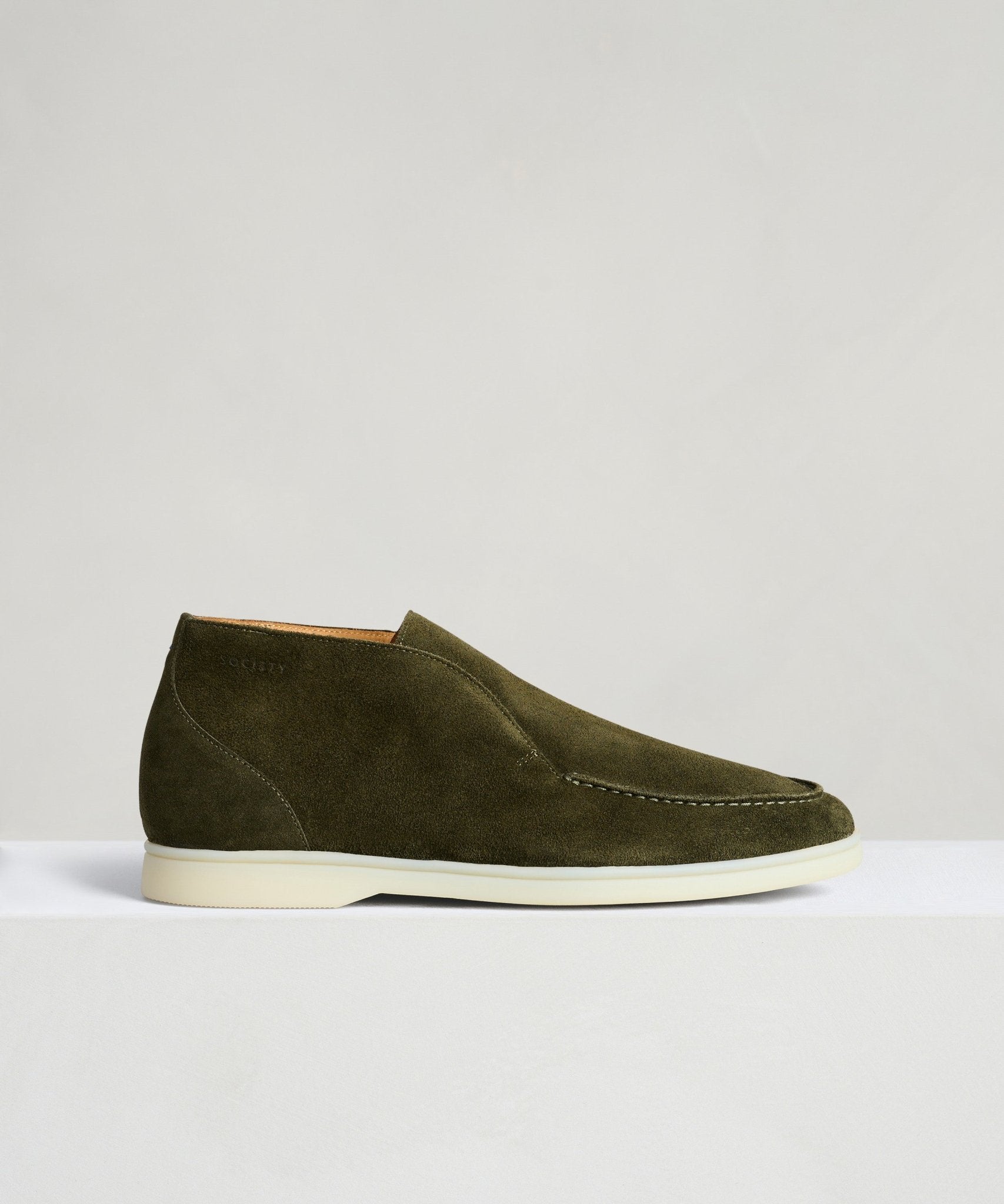 SOCI3TY City Loafer suède donkergroen - The Society Shop