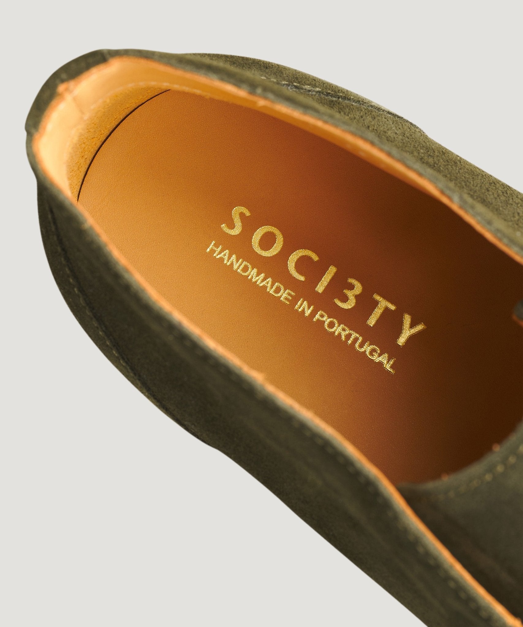 SOCI3TY City Loafer suède donkergroen - The Society Shop