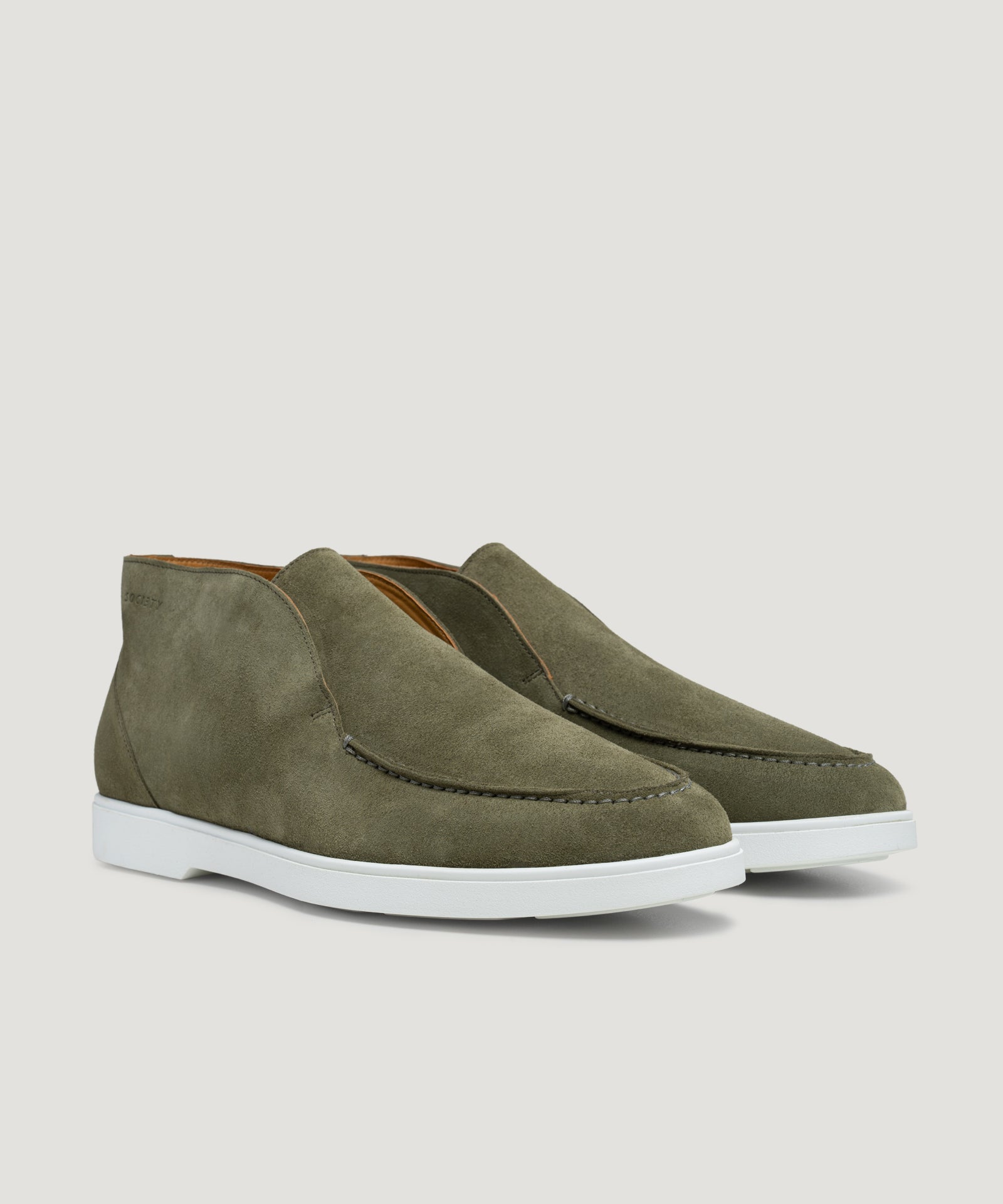 SOCI3TY Limited Fashion City Loafer suède pistache - THE SOCIETY SHOP
