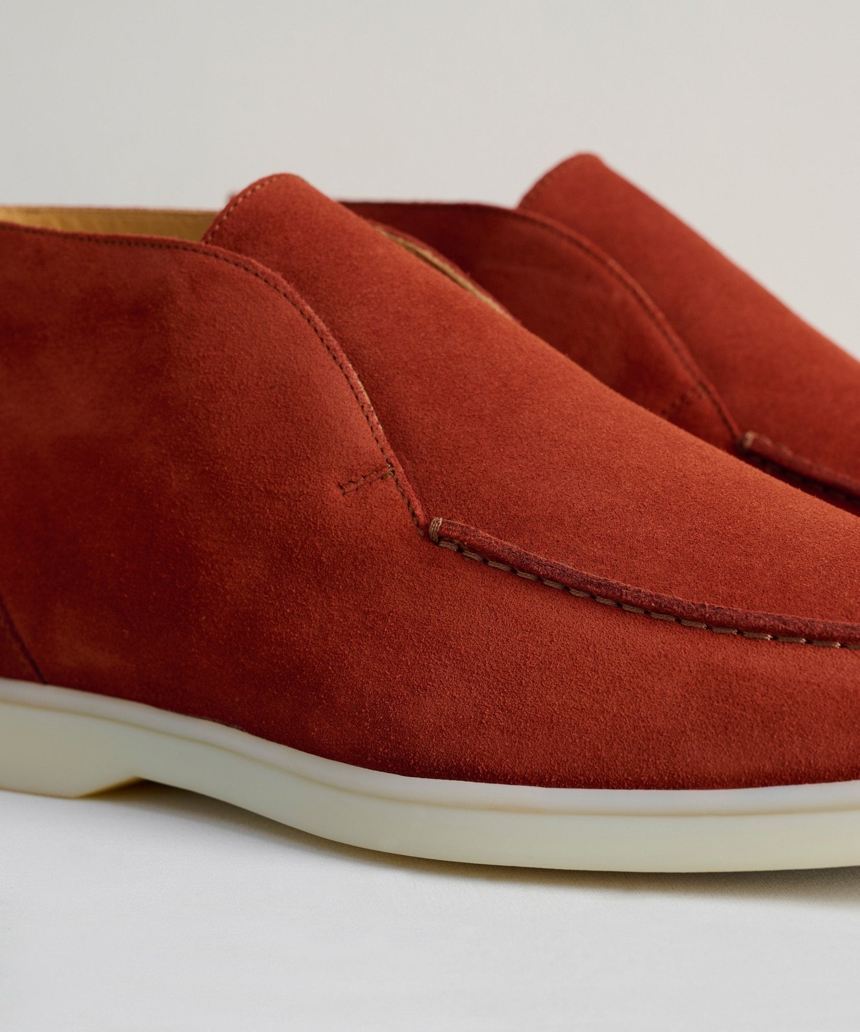 SOCI3TY City Loafer suède roestbruin - The Society Shop