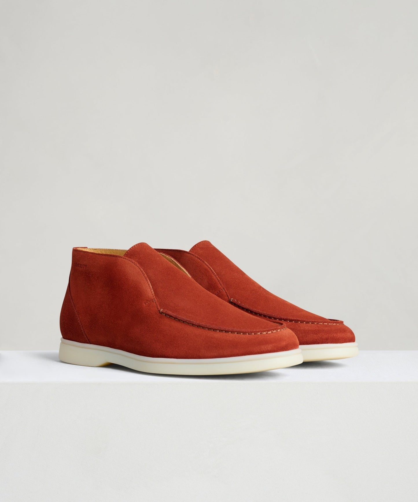 SOCI3TY City Loafer suède roestbruin - The Society Shop