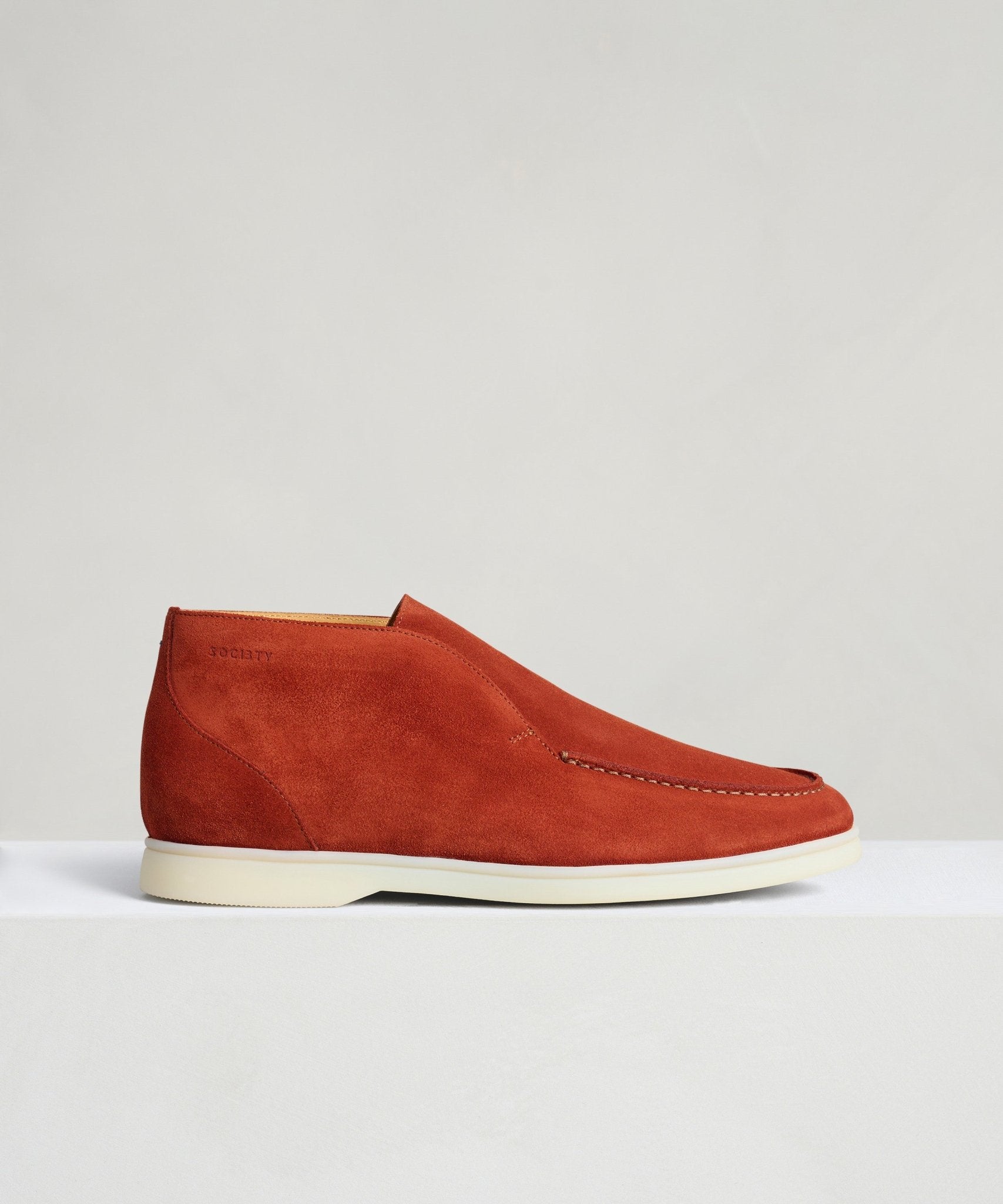 SOCI3TY City Loafer suède roestbruin - The Society Shop