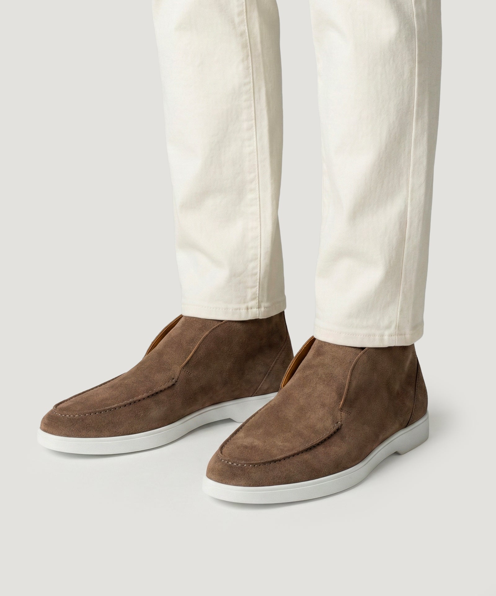 SOCI3TY Limited Fashion City Loafer suède taupe - THE SOCIETY SHOP