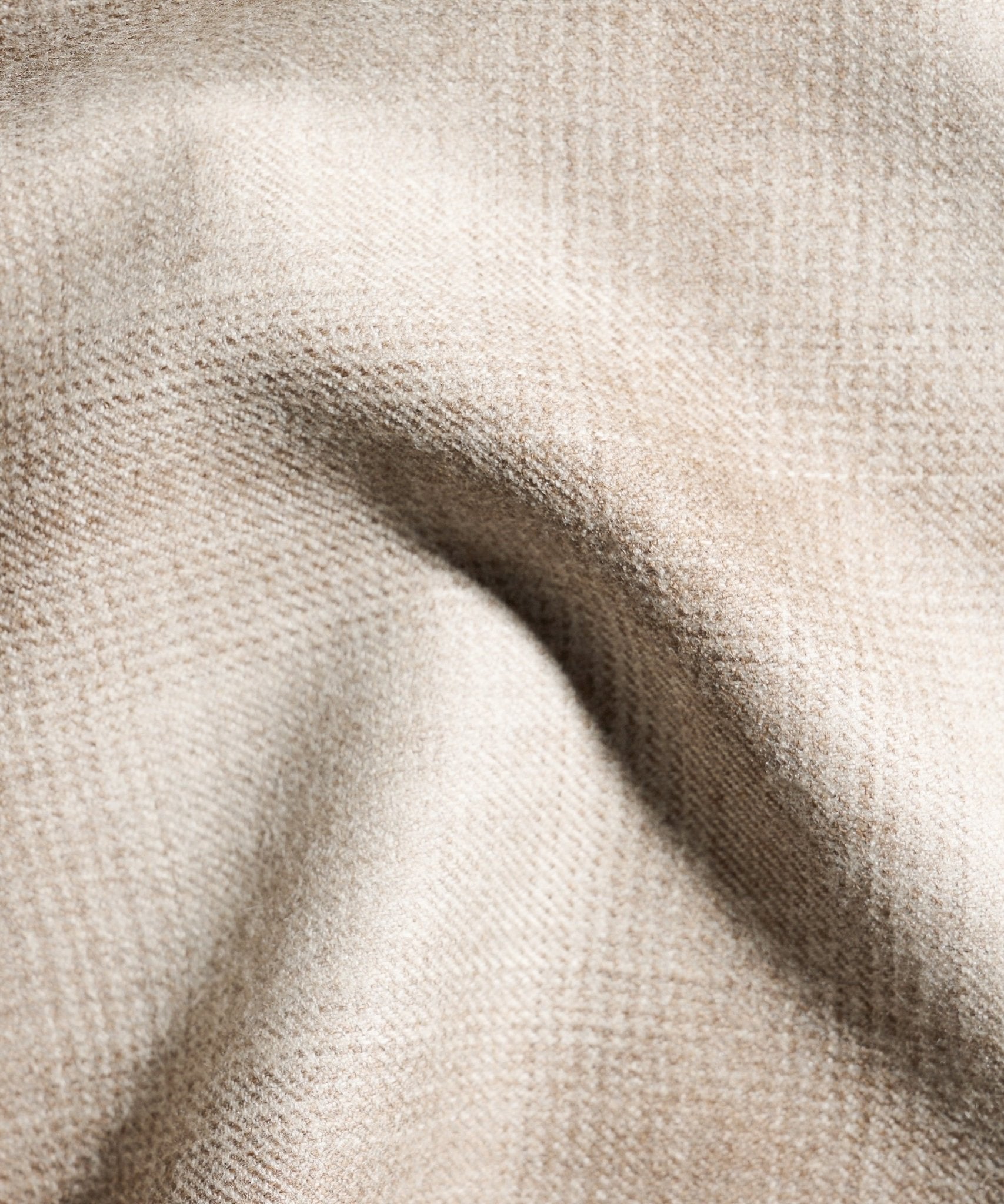 SOCI3TY Limited Coimbra overshirt wol beige geruit - THE SOCIETY SHOP