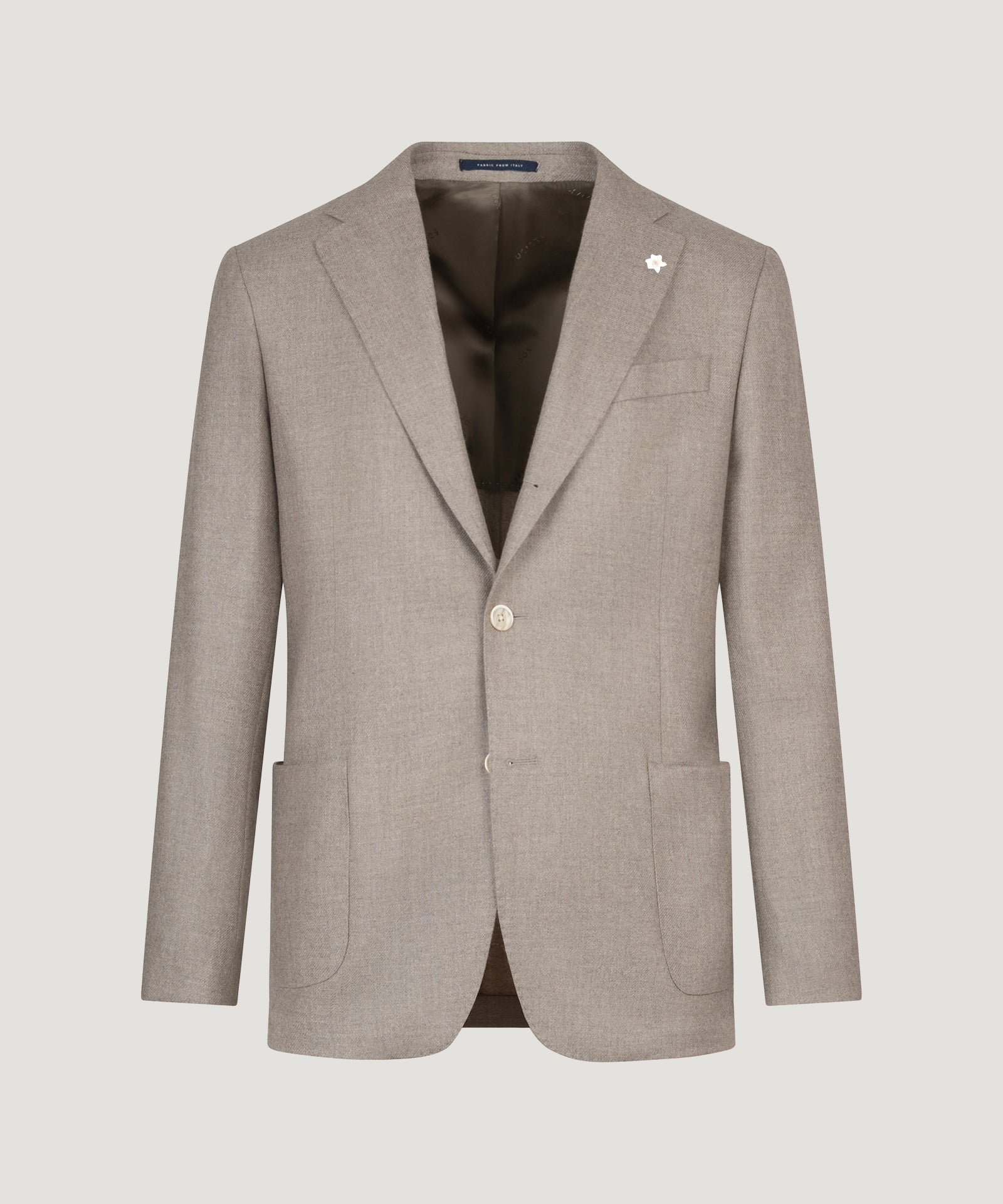 SOCI3TY Limited Fashion Colbert FAVOLA scheerwol/kasjmier taupe - THE SOCIETY SHOP