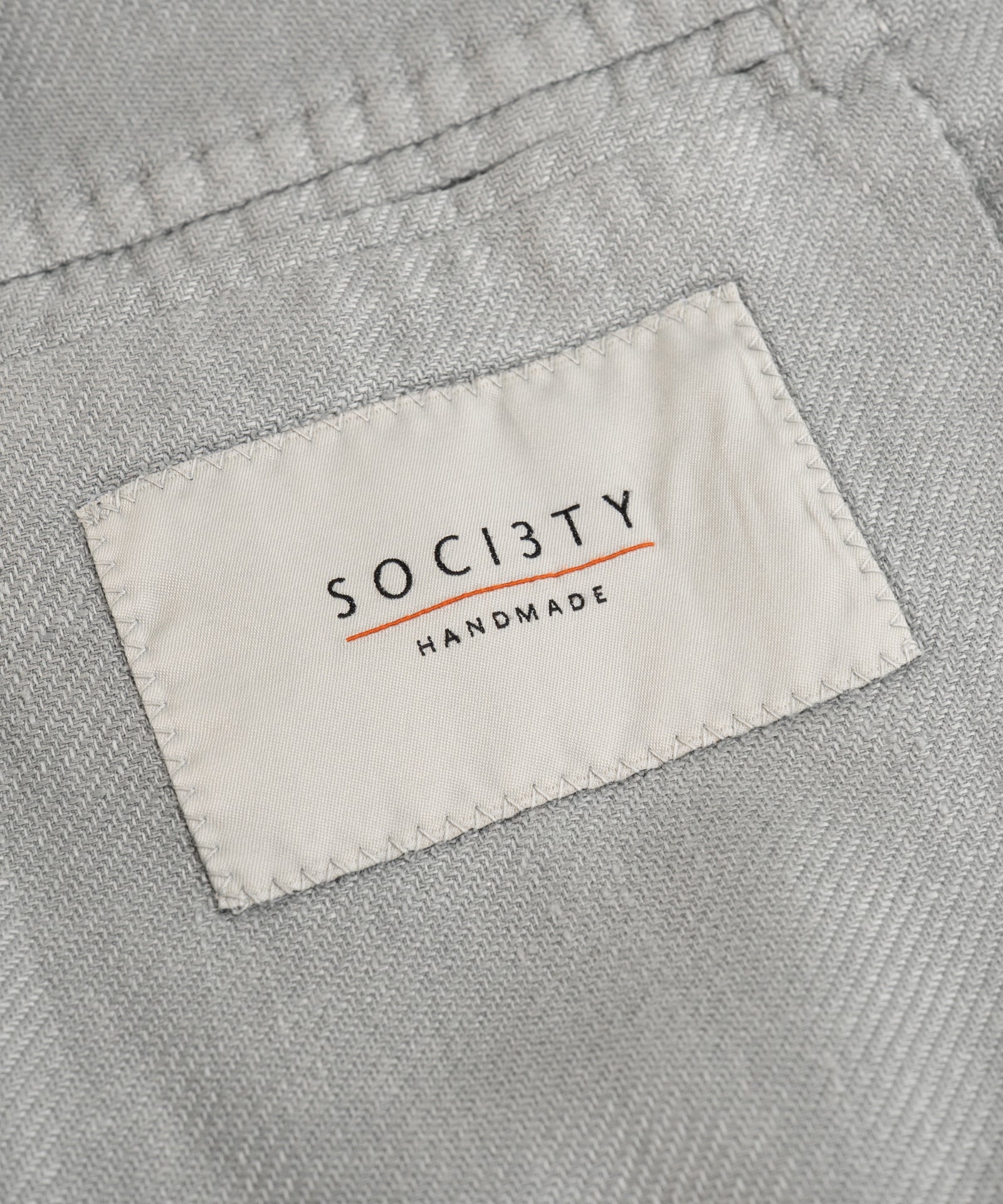 SOCI3TY Handmade Colbert garment - dyed linnen/katoen twill blauw - THE SOCIETY SHOP