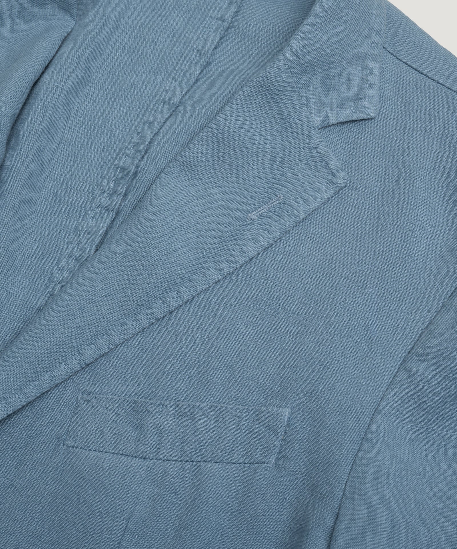 SOCI3TY Limited Fashion Colbert gewassen linnen lichtblauw - THE SOCIETY SHOP