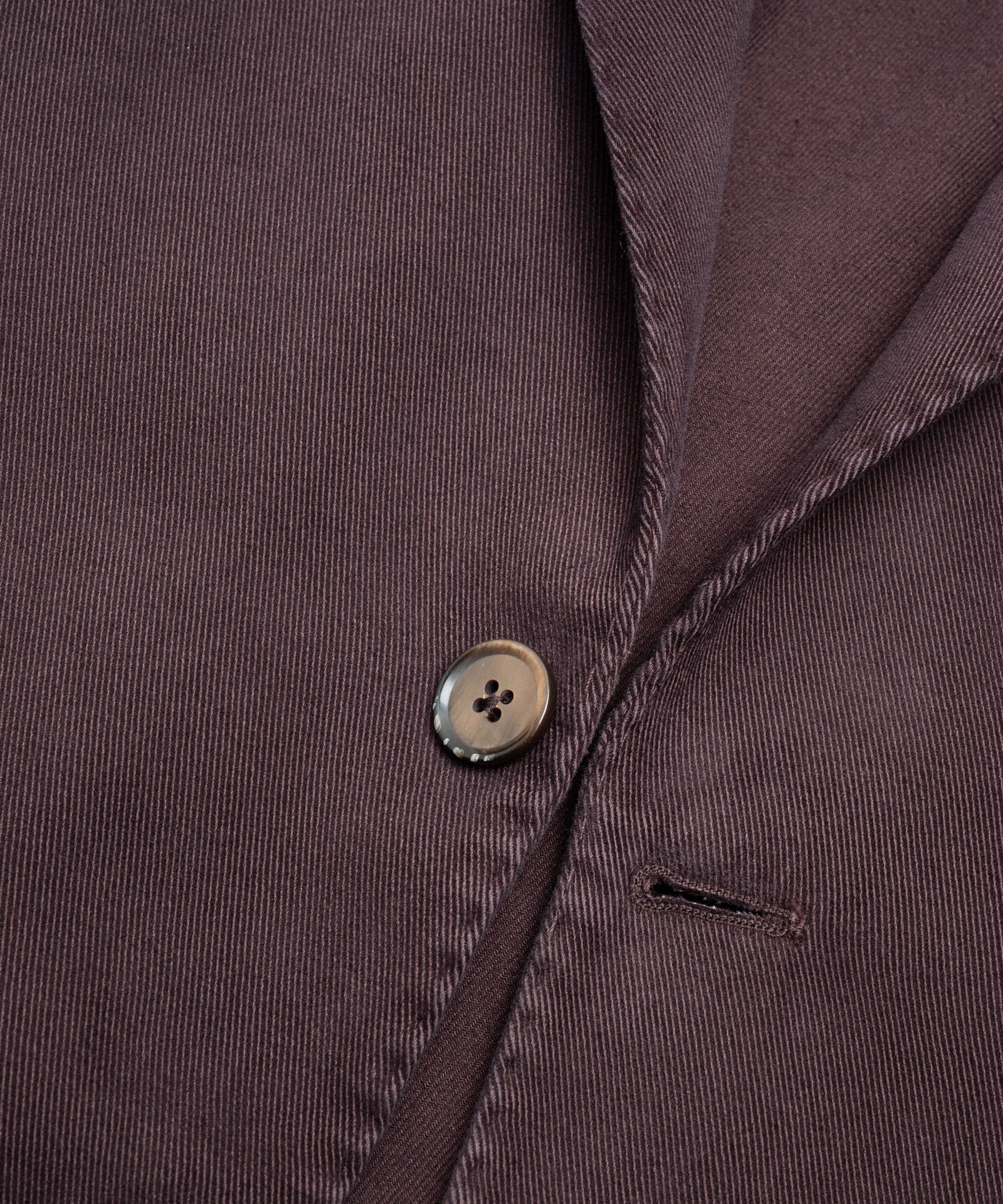 SOCI3TY Handmade Colbert katoen/kasjmier garment-dyed bordeaux - THE SOCIETY SHOP