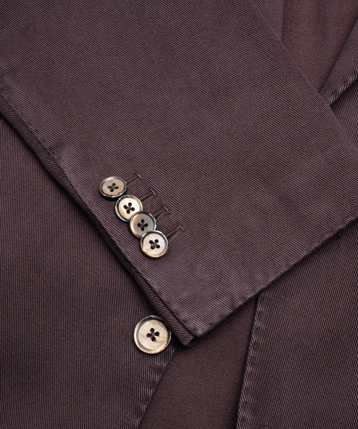 SOCI3TY Handmade Colbert katoen/kasjmier garment-dyed bordeaux - THE SOCIETY SHOP