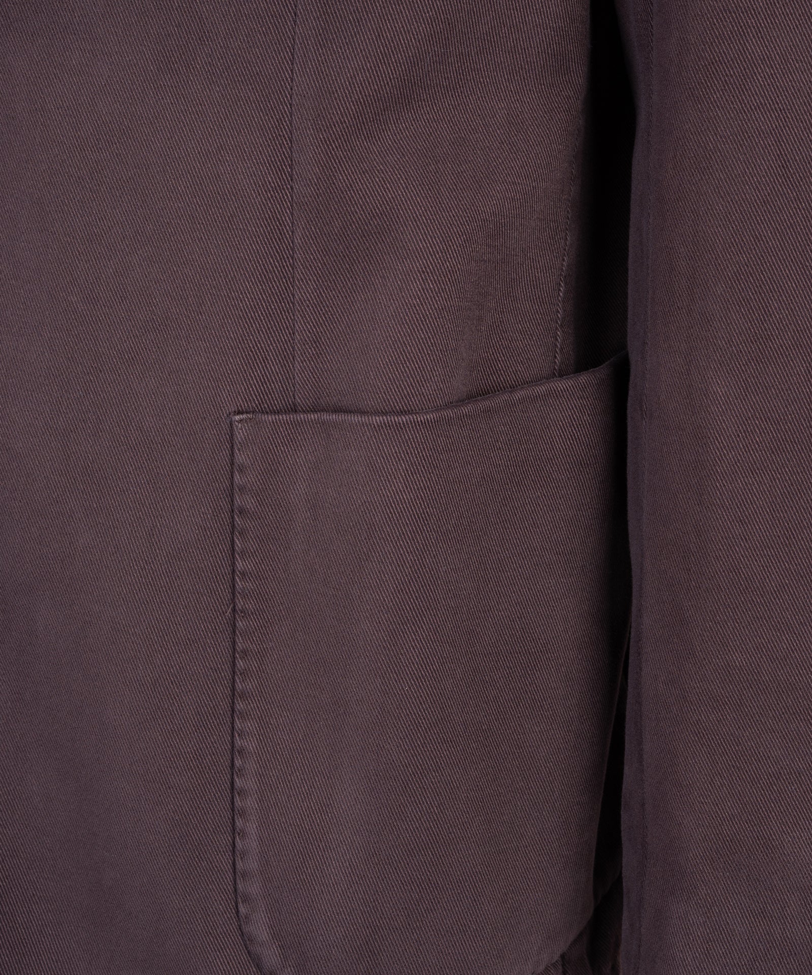 SOCI3TY Handmade Colbert katoen/kasjmier garment-dyed bordeaux - THE SOCIETY SHOP