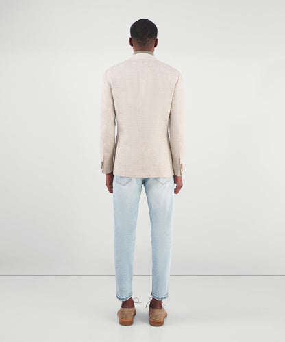 SOCI3TY Colbert linnen/wol beige - The Society Shop