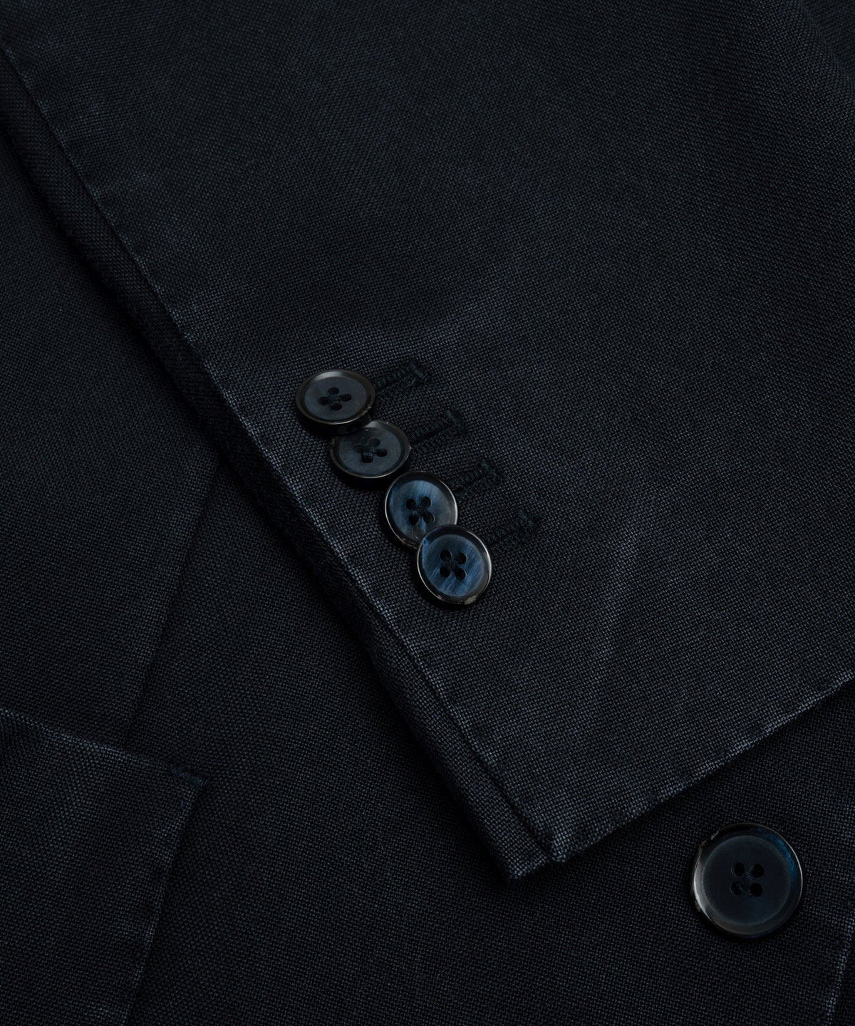 SOCI3TY Handmade Colbert scheerwol garment-dyed donkerblauw - THE SOCIETY SHOP