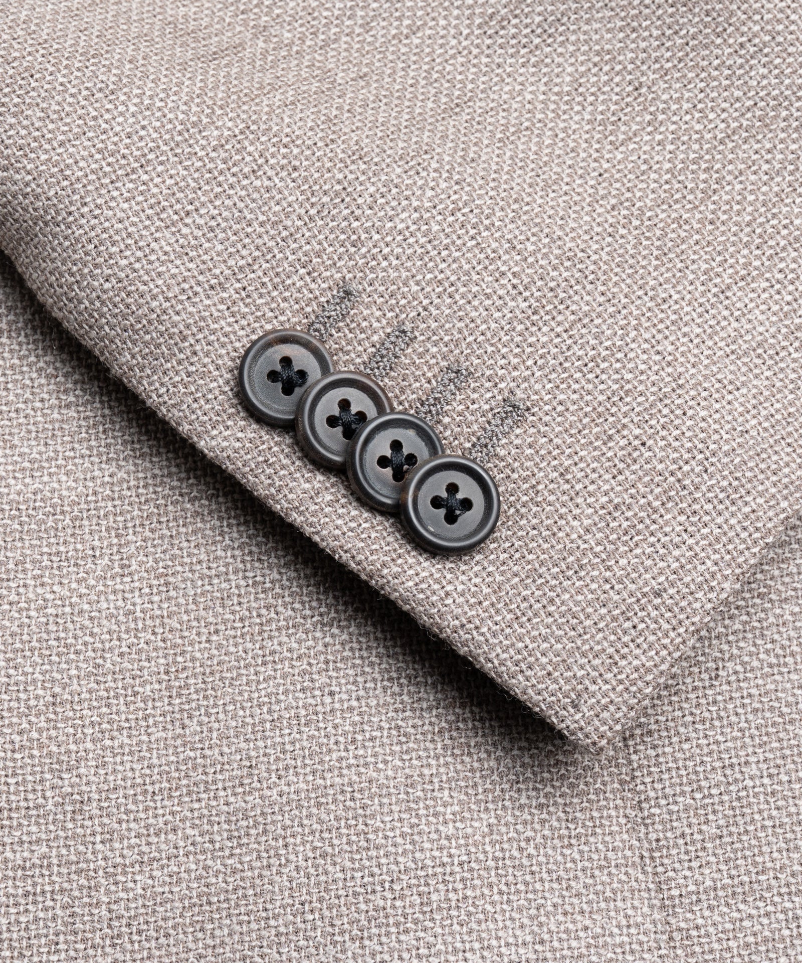 Corneliani Colbert virgin wol stretch beige hopsack - THE SOCIETY SHOP