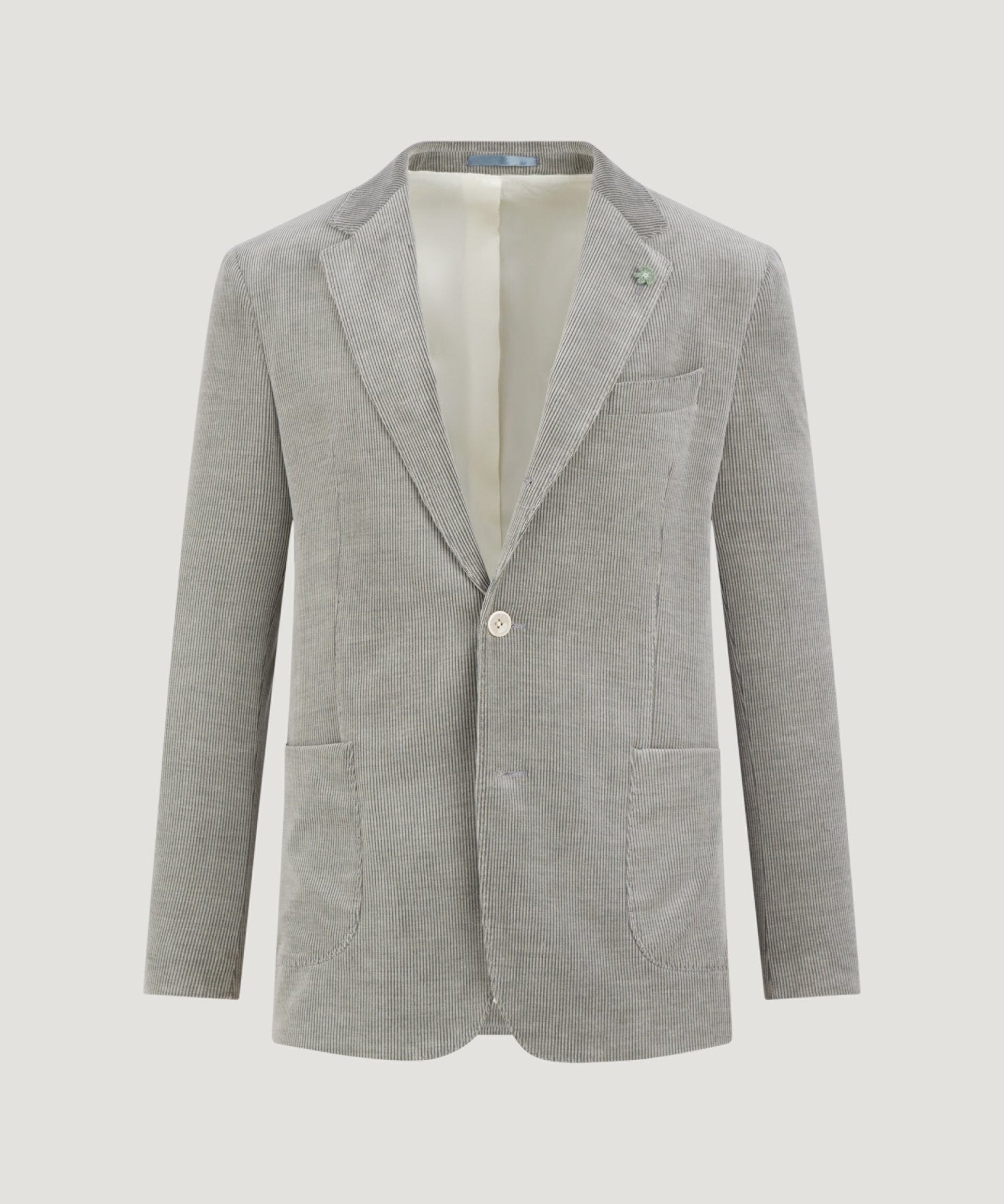SOCI3TY Limited Colbert wol/katoen Skyfall corduroy saliegroen - THE SOCIETY SHOP