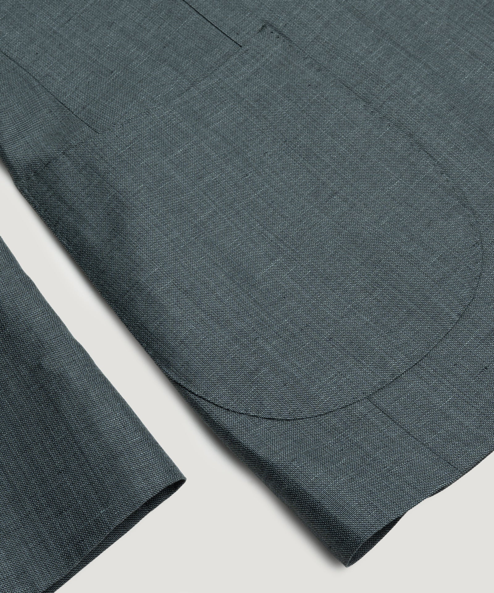 SOCI3TY Limited Fashion Colbert wol/linnen donkergroen - THE SOCIETY SHOP