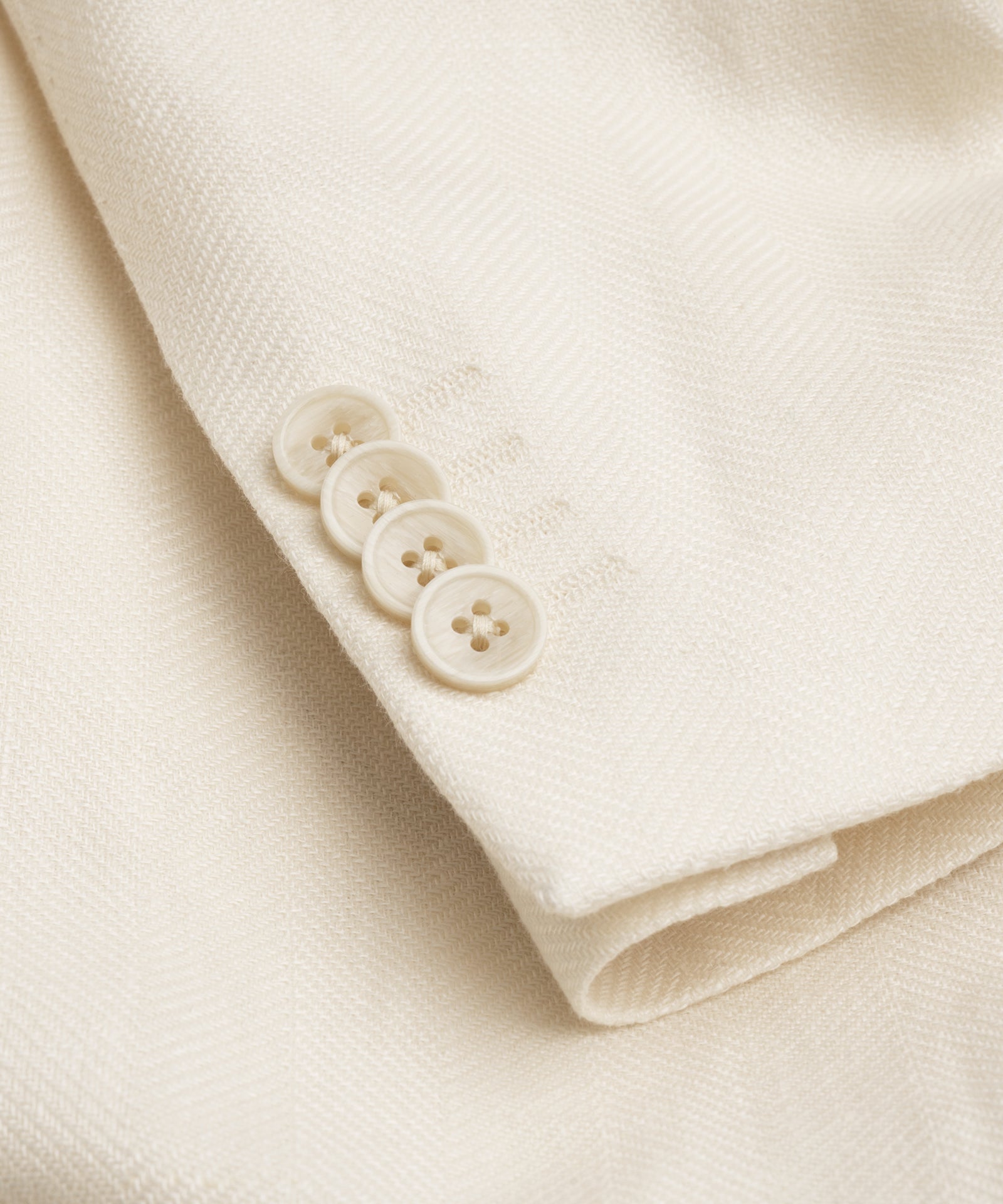 SOCI3TY Limited Fashion Colbert wol/linnen Drago off - white visgraat - THE SOCIETY SHOP