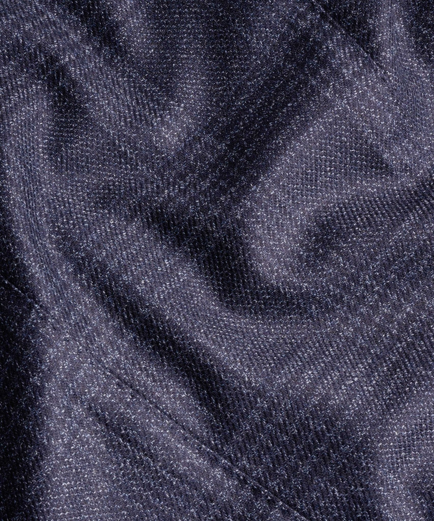 SOCI3TY Limited Colbert wol/zijde Glencheck donkerblauw - THE SOCIETY SHOP