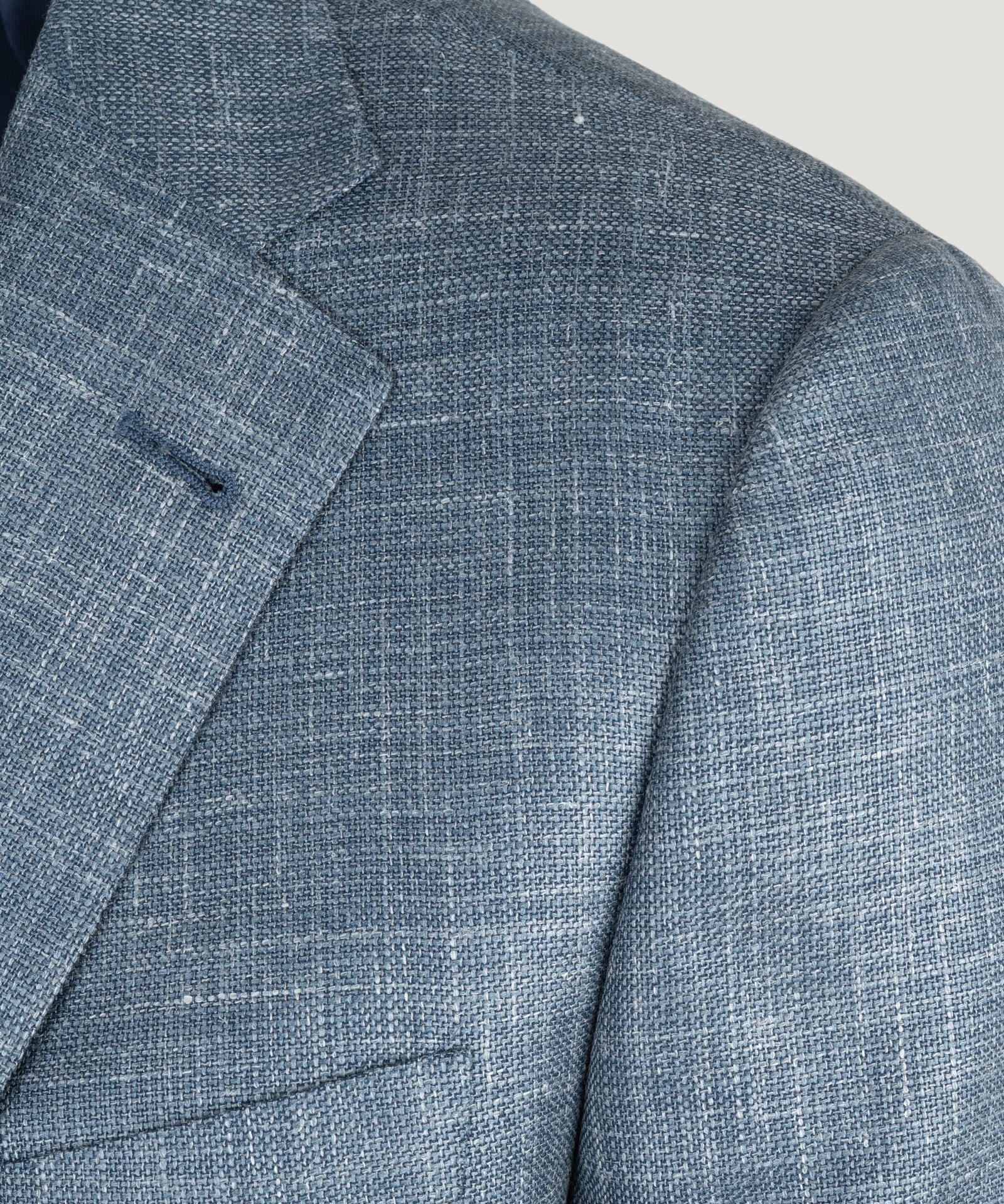 Corneliani Colbert wol/zijde/linnen blauw - THE SOCIETY SHOP