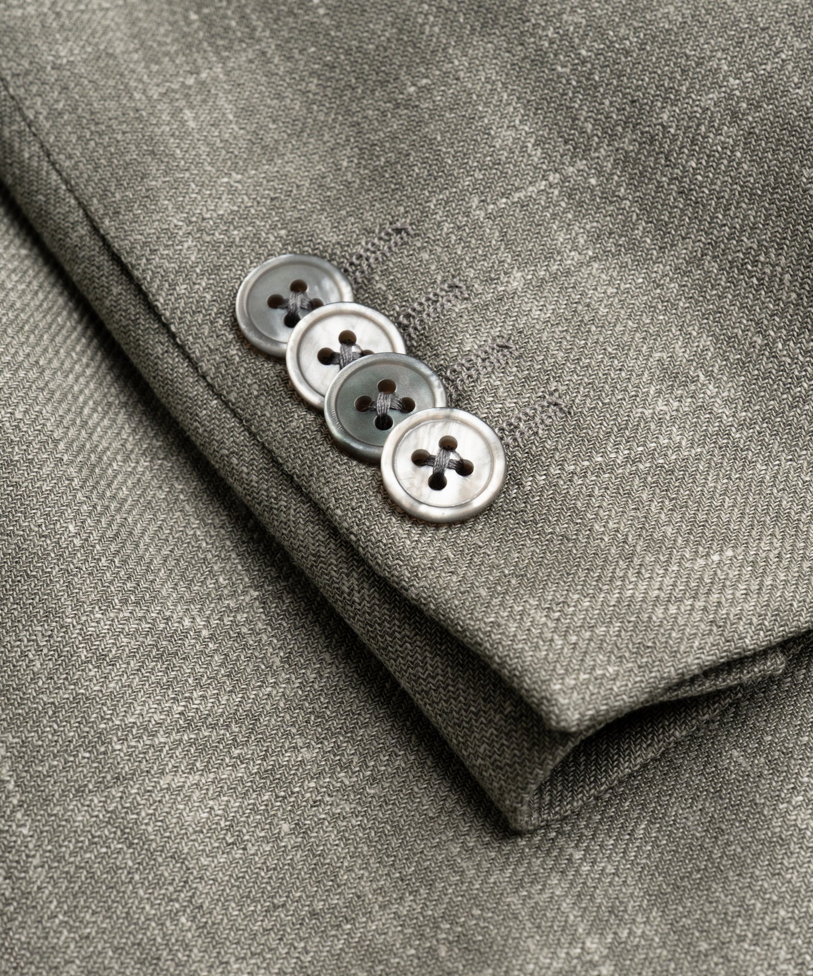 SOCI3TY Limited Fashion Colbert wol/zijde/linnen Zegna Cross - Ply lichtgroen - THE SOCIETY SHOP