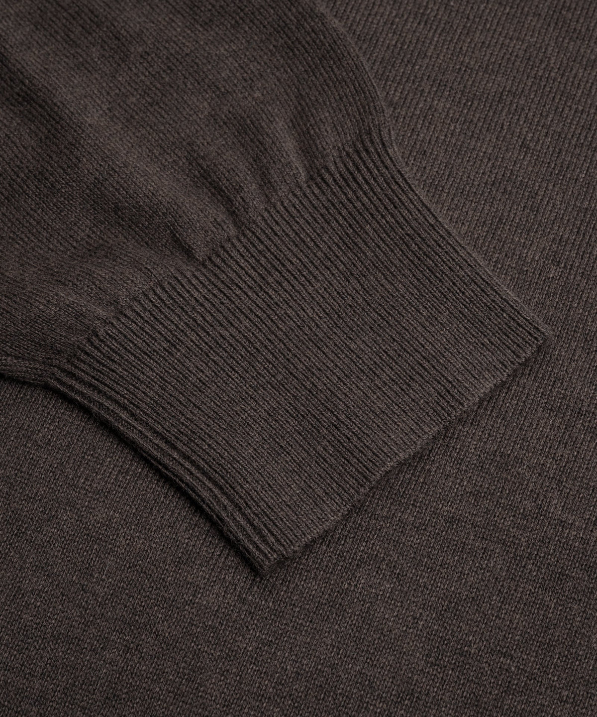 SOCI3TY Limited Fashion Crewneck trui Cotton Cashmere donkerbruin - THE SOCIETY SHOP