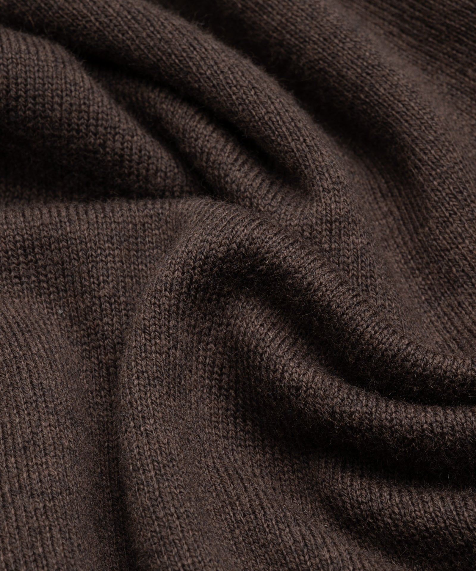SOCI3TY Limited Fashion Crewneck trui Cotton Cashmere donkerbruin - THE SOCIETY SHOP