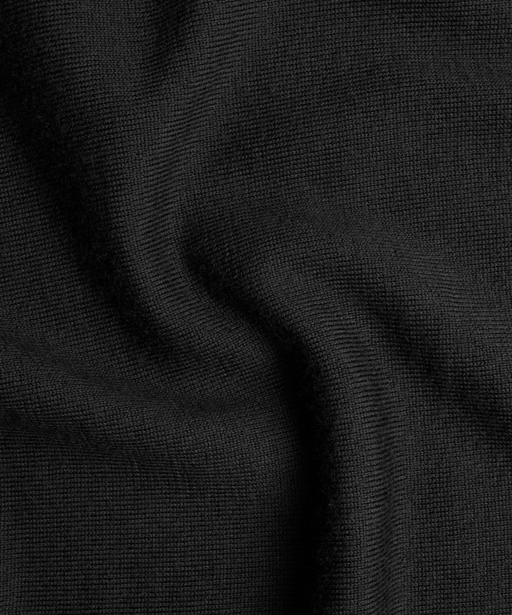 SOCI3TY Limited Fashion Crewneck trui fine merino zwart - THE SOCIETY SHOP