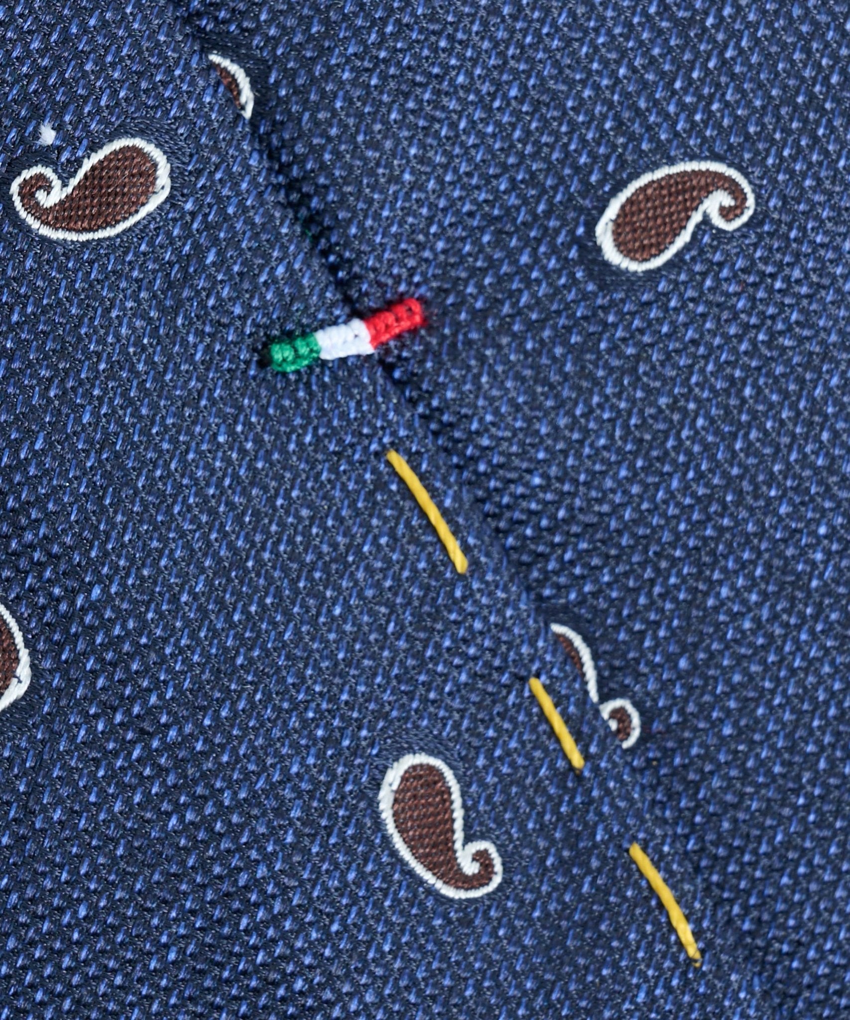 SOCI3TY Das paisley zijde blauw - THE SOCIETY SHOP