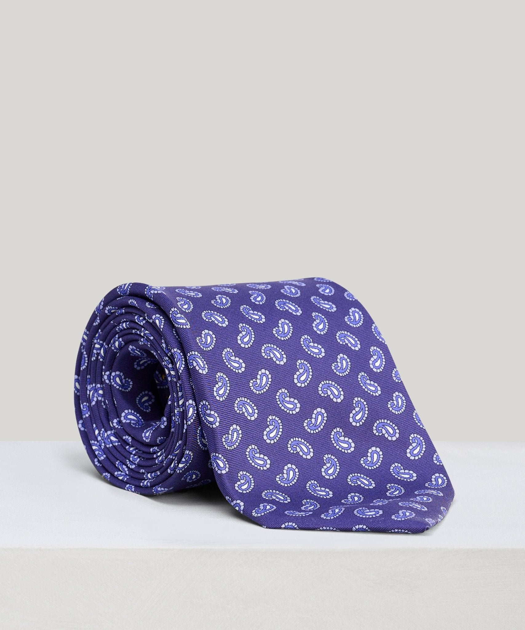 SOCI3TY Das zijde paars paisley - The Society Shop