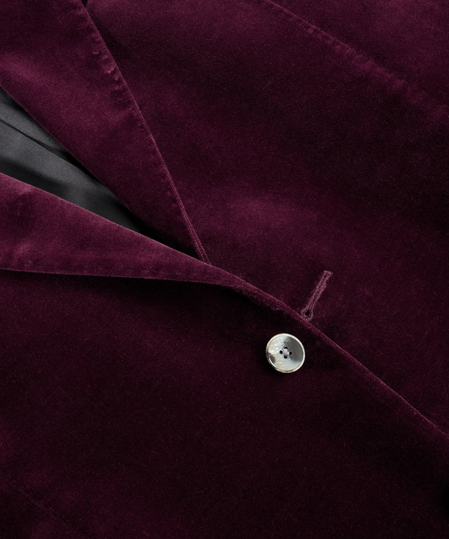 SOCI3TY Limited Dinner jacket velvet stretch bordeauxrood - THE SOCIETY SHOP