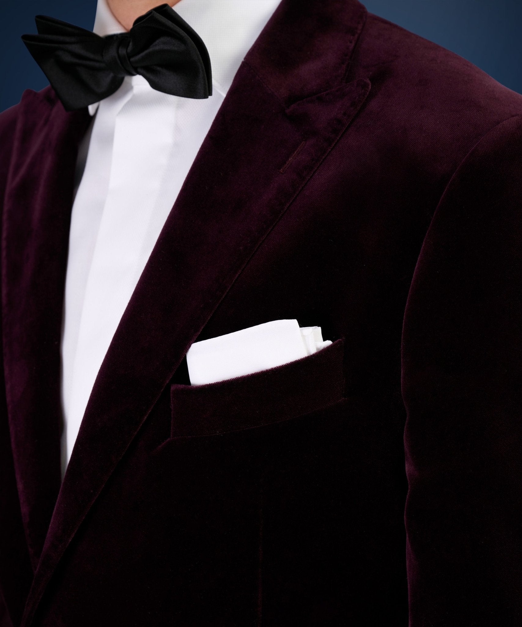 SOCI3TY Limited Dinner jacket velvet stretch bordeauxrood (woven by Pontoglio) - The Society Shop