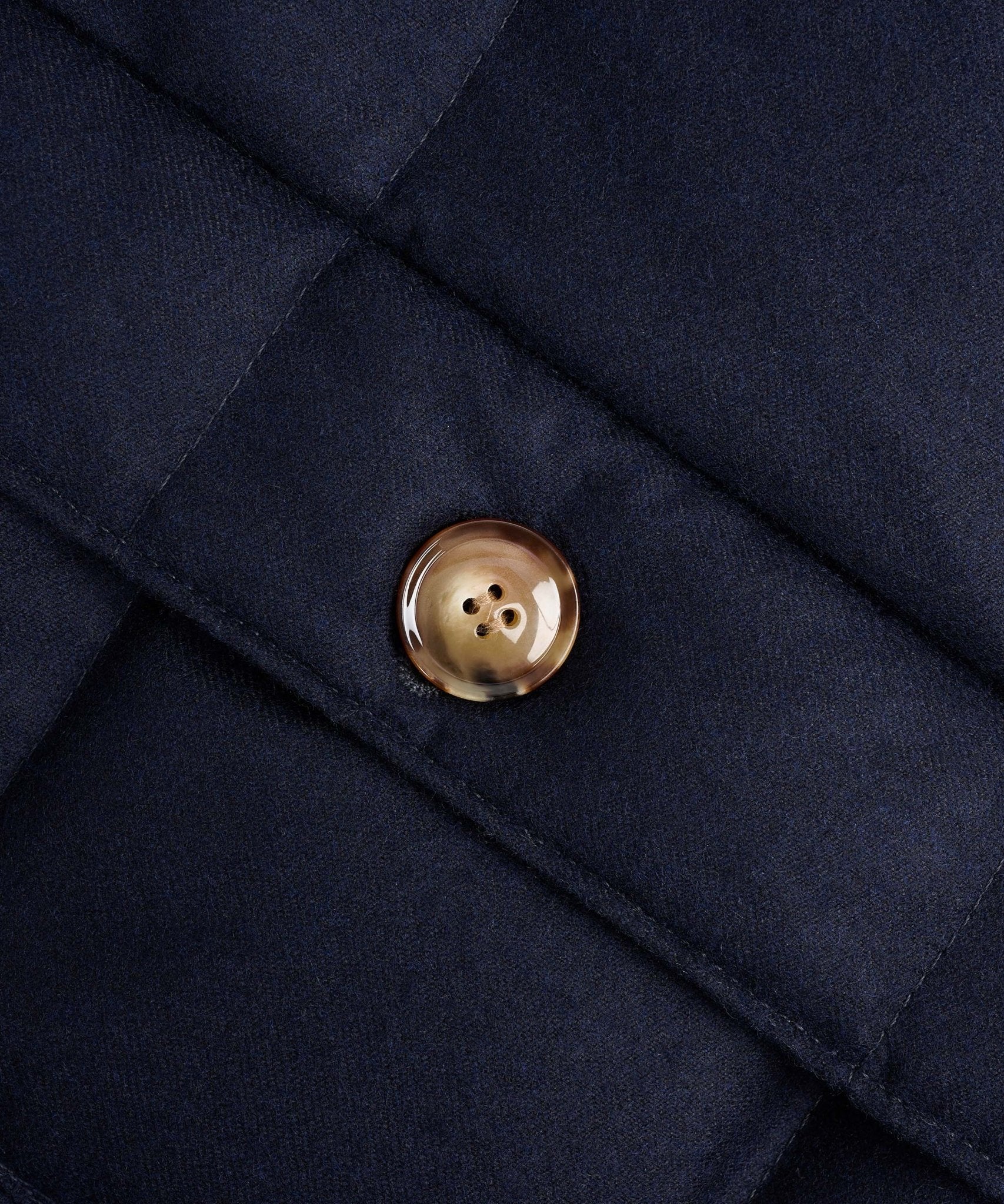 SOCI3TY Down jacket wol donkerblauw - THE SOCIETY SHOP