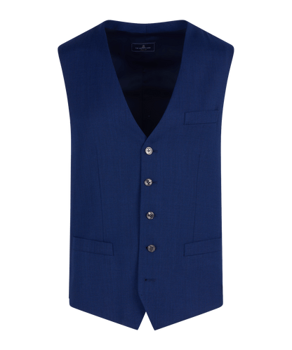 SOCI3TY Driedelig pak donkerblauw 130's wol - The Society Shop