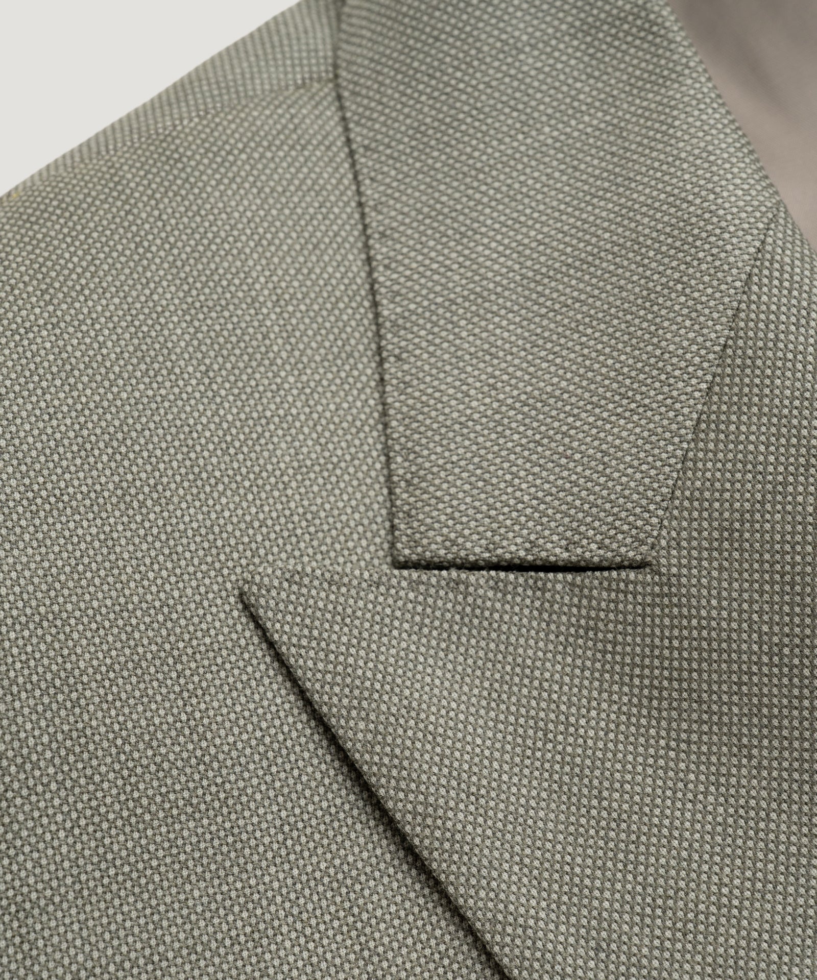 SOCI3TY Limited Fashion Driedelig pak wol birdseye lichtgroen - THE SOCIETY SHOP