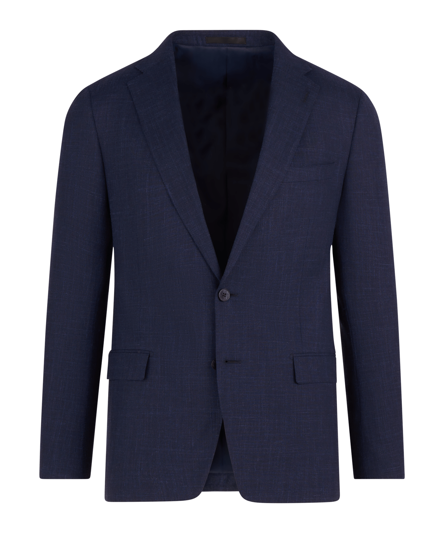 SOCI3TY Driedelig pak wol/linnen/zijde donkerblauw - The Society Shop