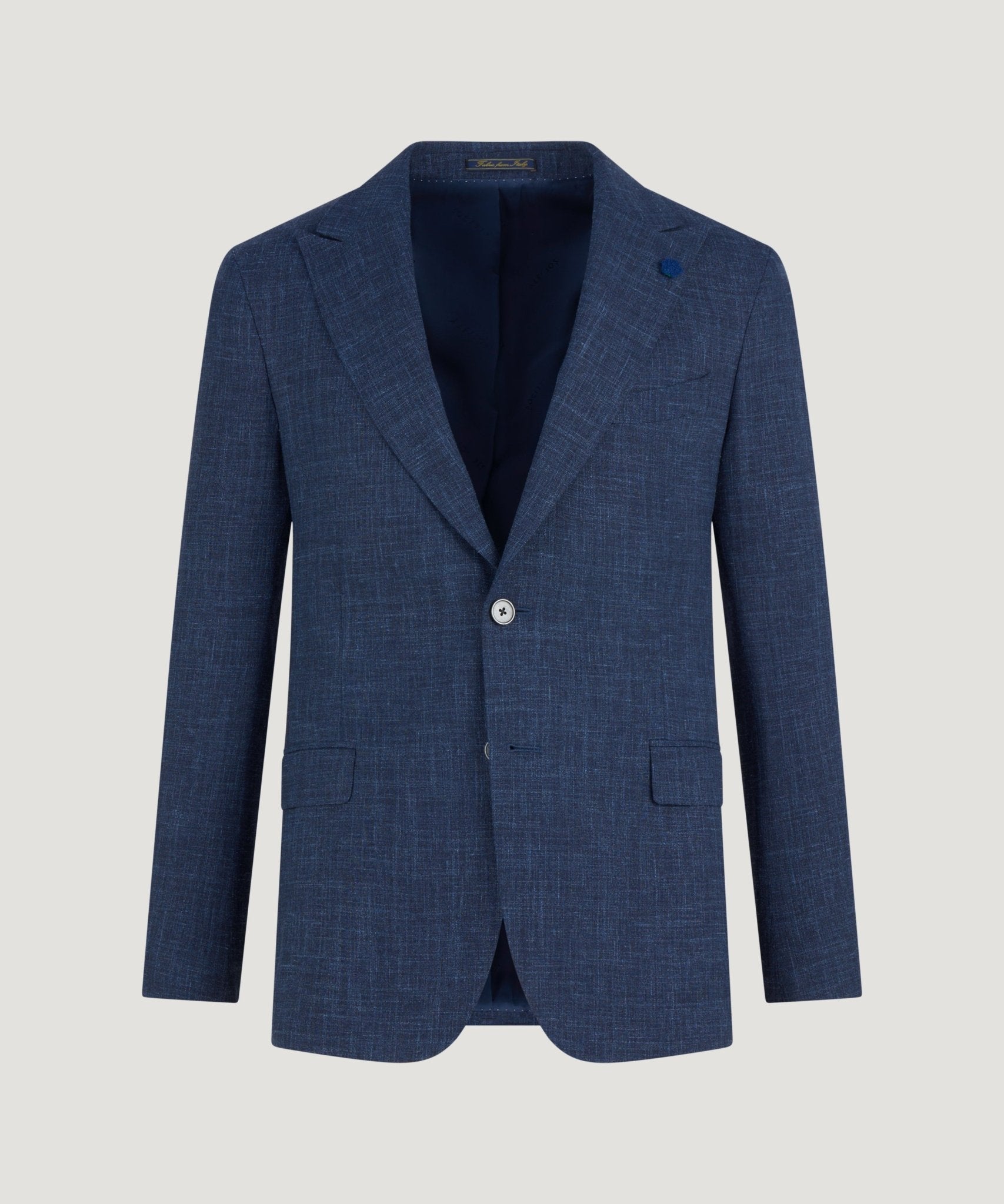 SOCI3TY Limited Driedelig pak wol/zijde/linnen donkerblauw (SUMMERTIME by Loro Piana) - The Society Shop