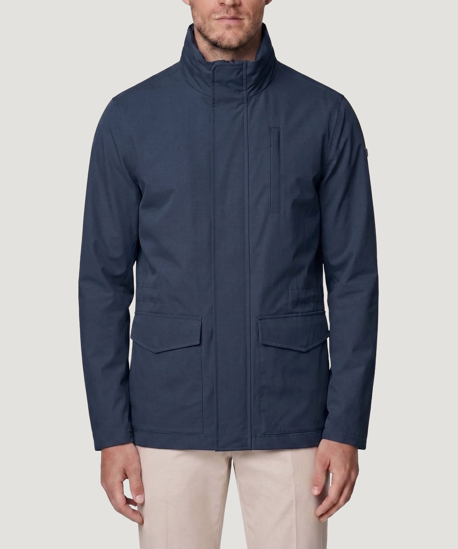 SOCI3TY Limited Fashion Field jacket donkerblauw - THE SOCIETY SHOP
