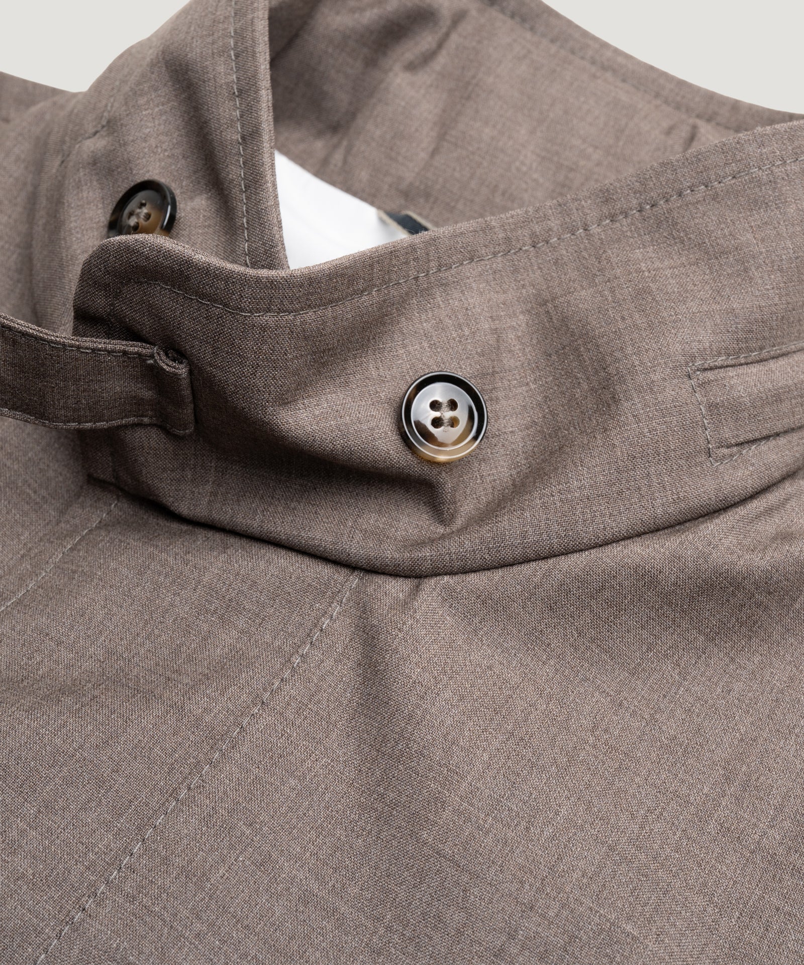 SOCI3TY Limited Fashion Field jacket wol Green Storm System® bruin - THE SOCIETY SHOP