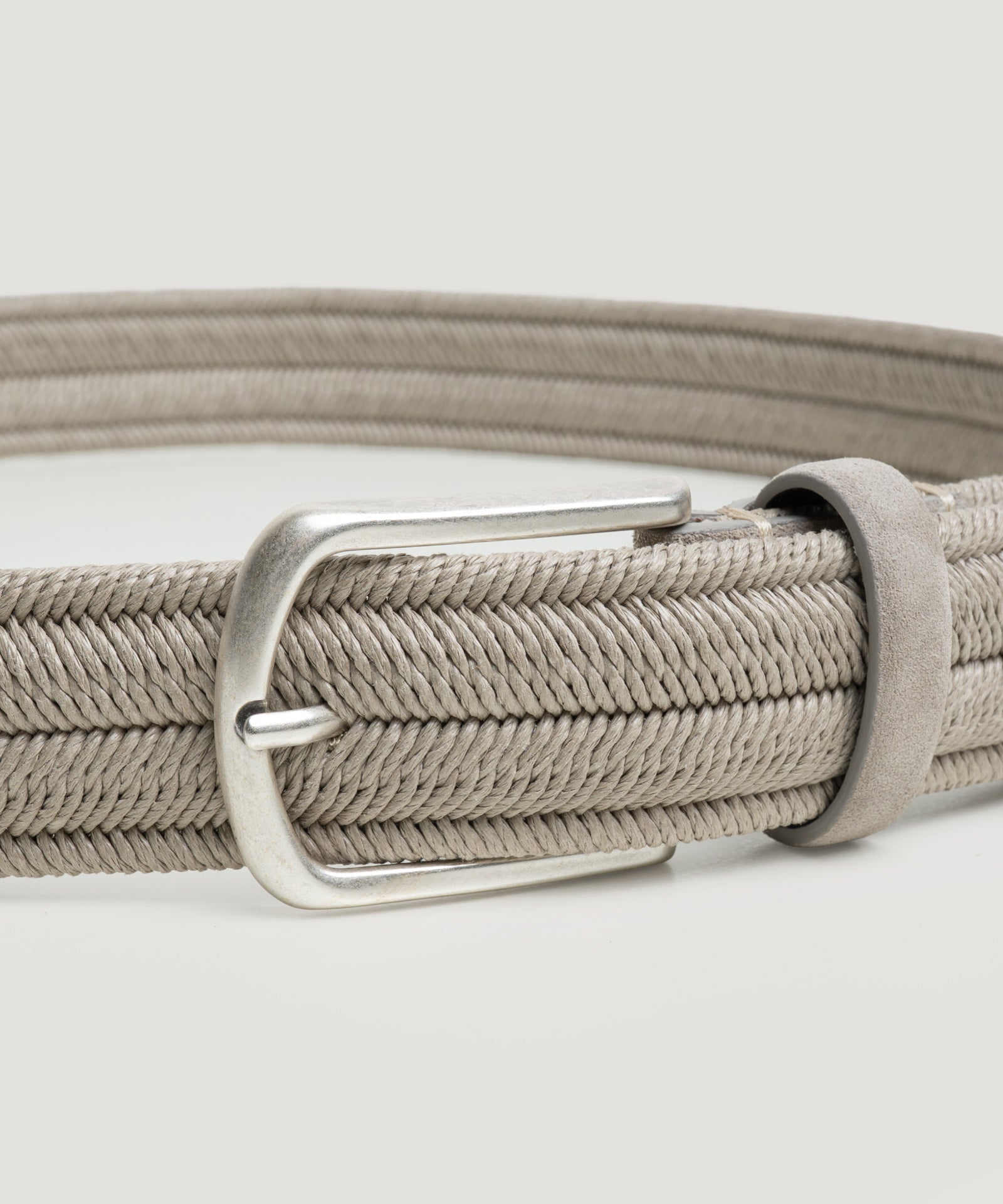 SOCI3TY Handmade Gevlochten riem beige - THE SOCIETY SHOP