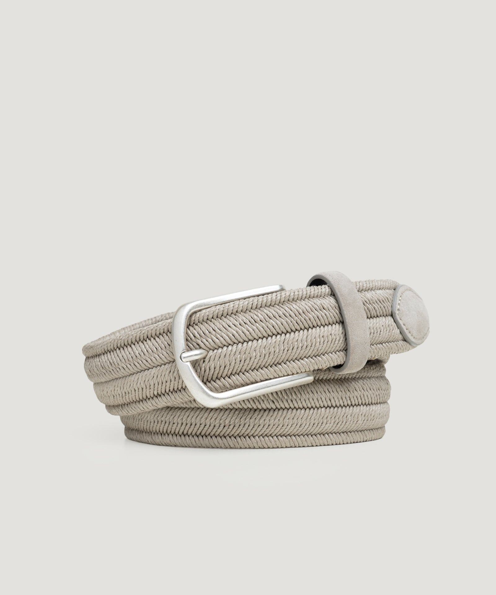 SOCI3TY Handmade Gevlochten riem beige - THE SOCIETY SHOP