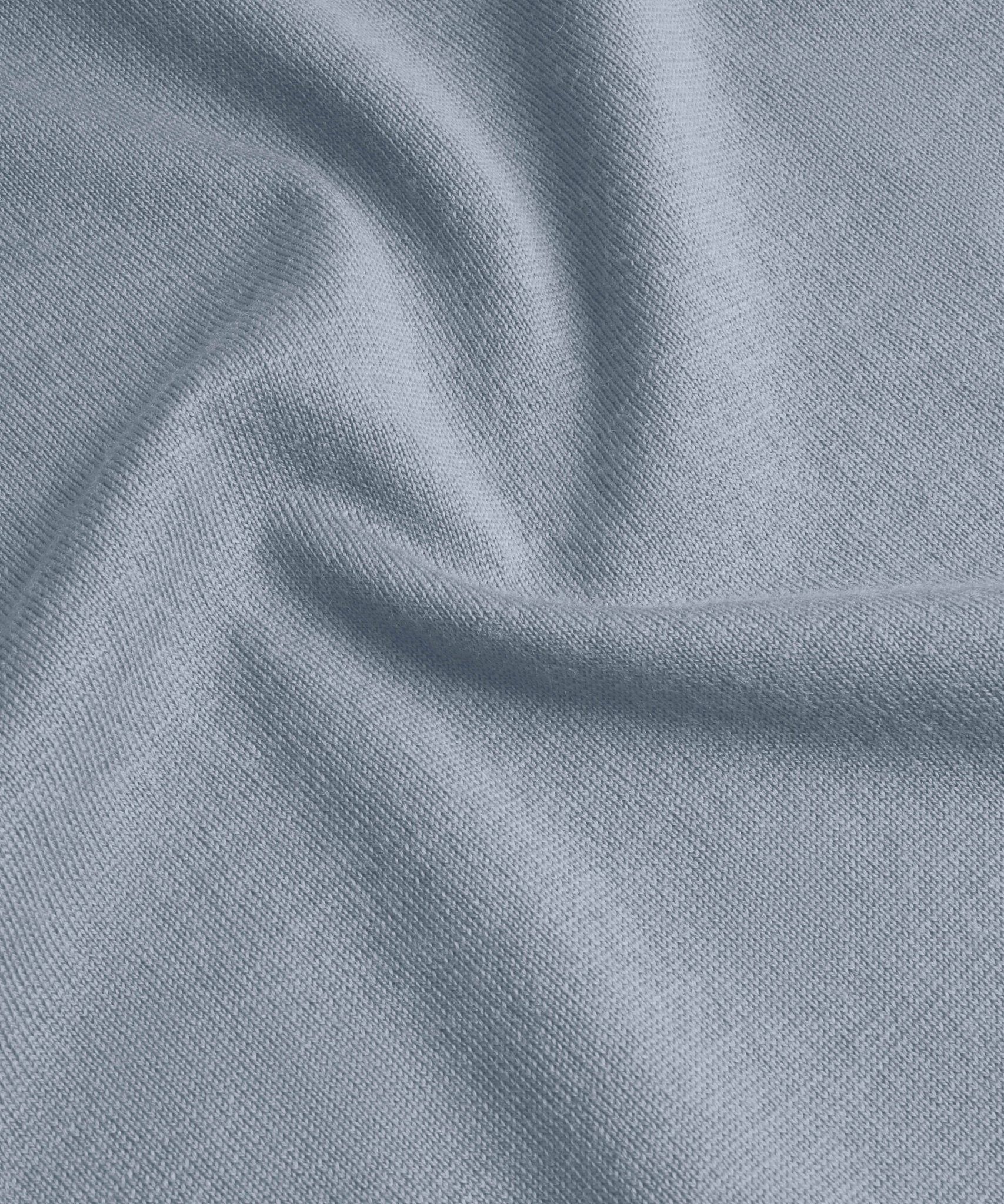 Profuomo Half - zip trui merinowol blauw - THE SOCIETY SHOP