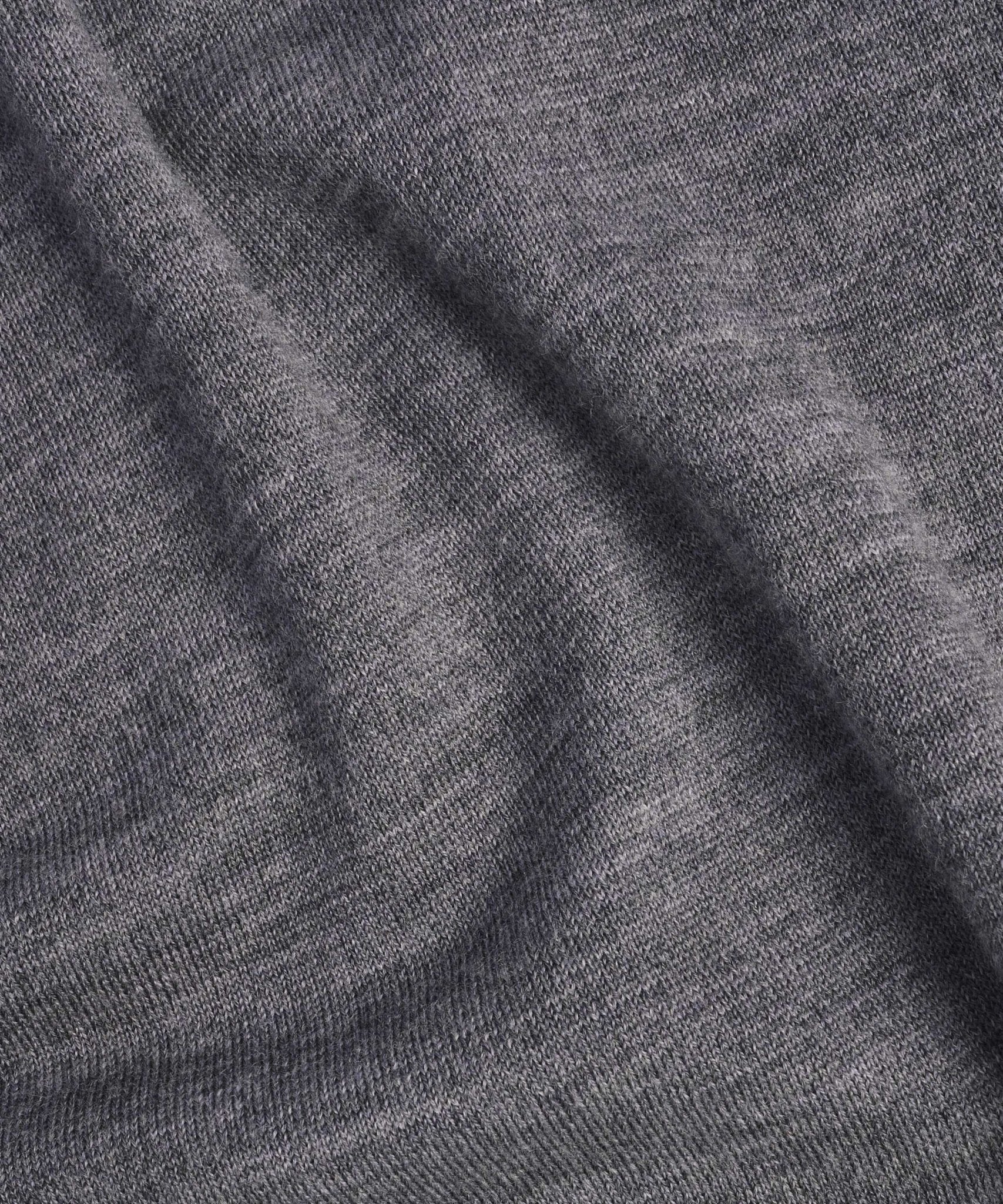 Profuomo Half - zip trui merinowol grijs - THE SOCIETY SHOP