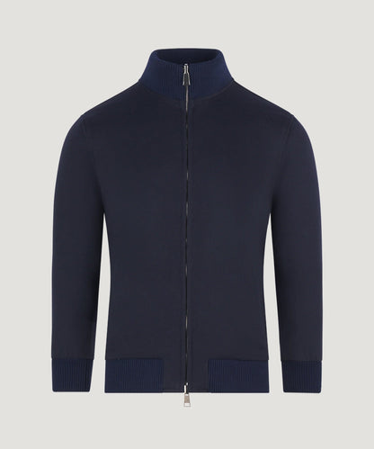 SOCI3TY Jack reversible wol en kasjmier navy - The Society Shop