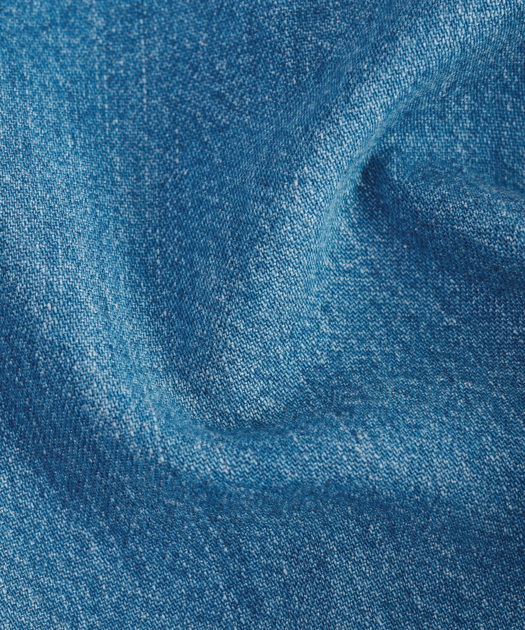 Profuomo Japanese denim overhemd katoen blauw - The Society Shop