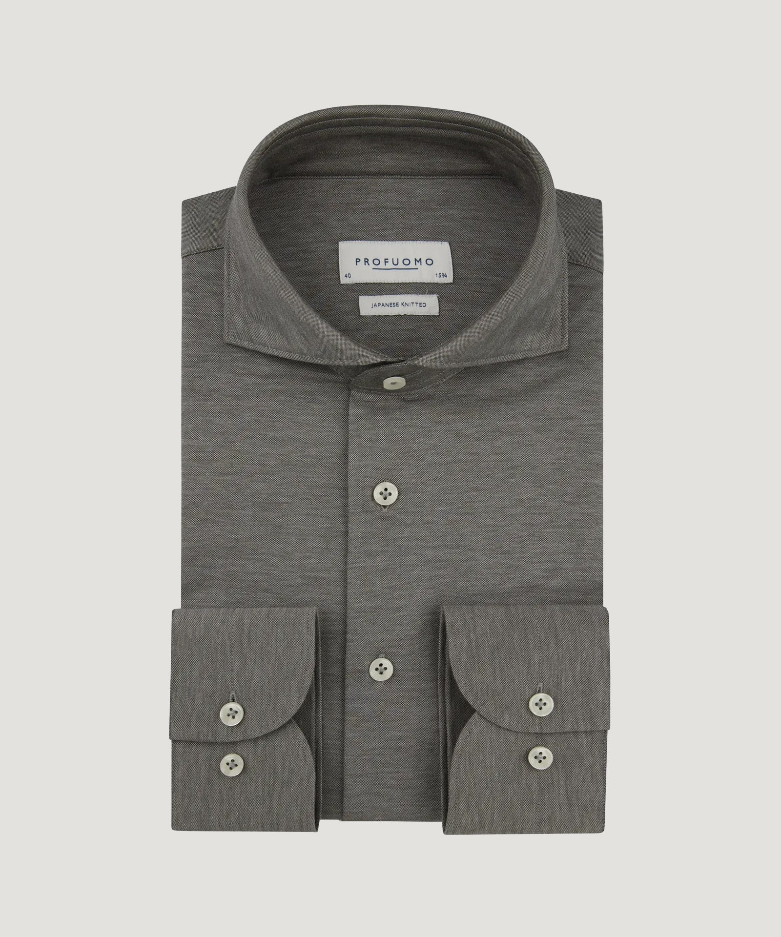 Profuomo Japanese knitted bruin - THE SOCIETY SHOP