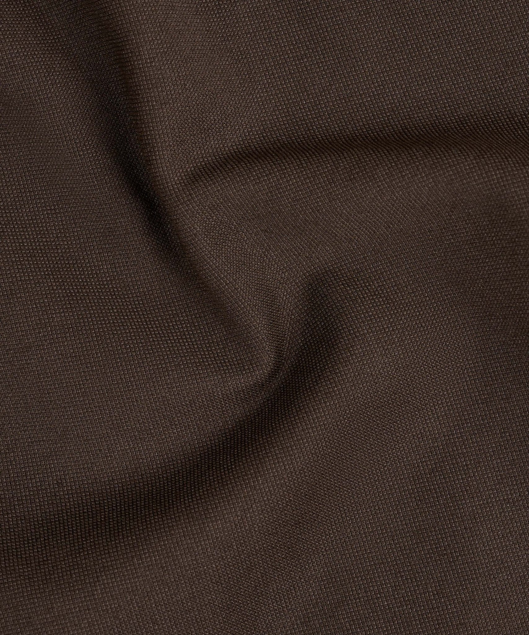Profuomo Japanese knitted overhemd donkerbruin - THE SOCIETY SHOP