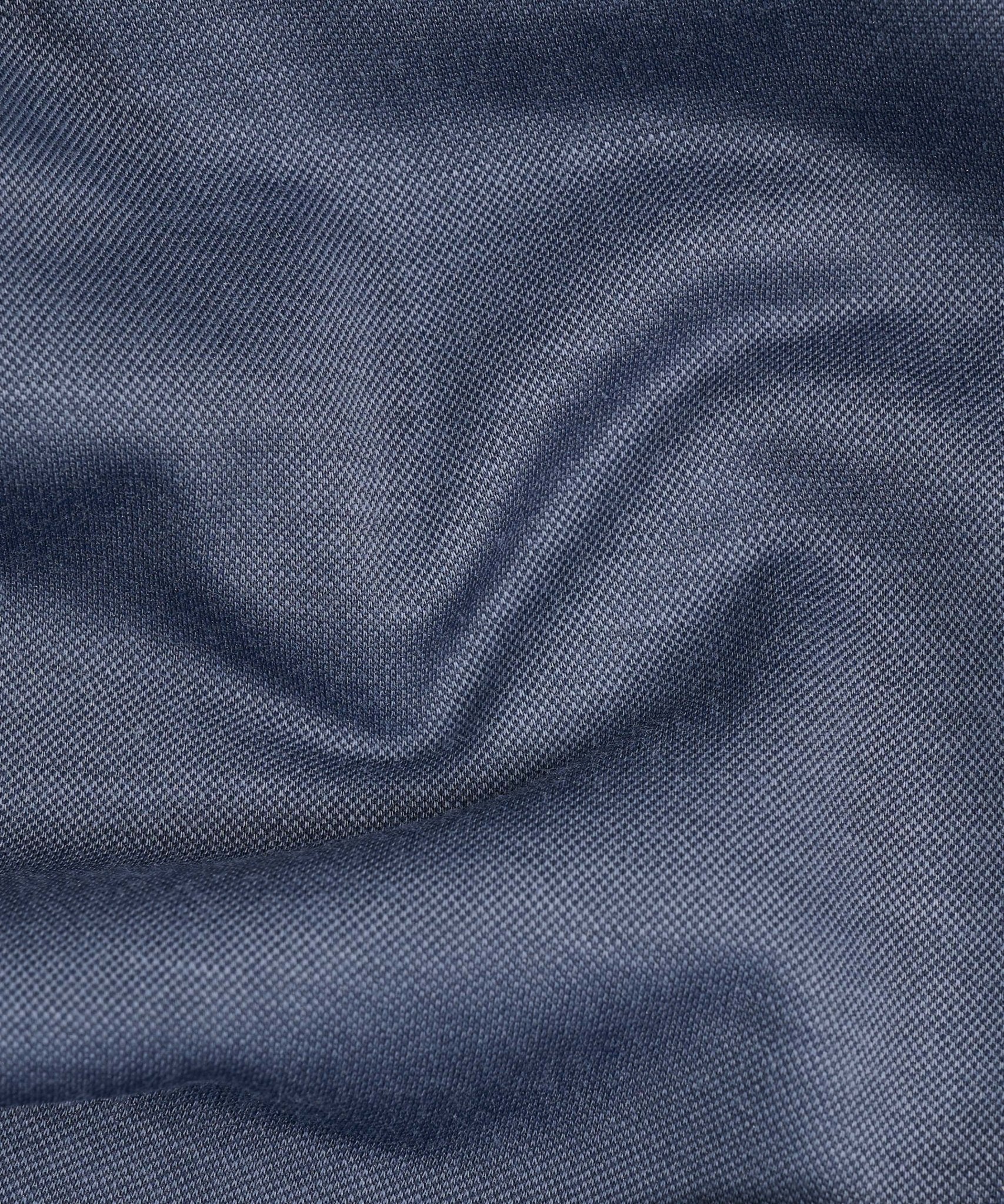 Profuomo Japanese knitted overhemd indigo - THE SOCIETY SHOP