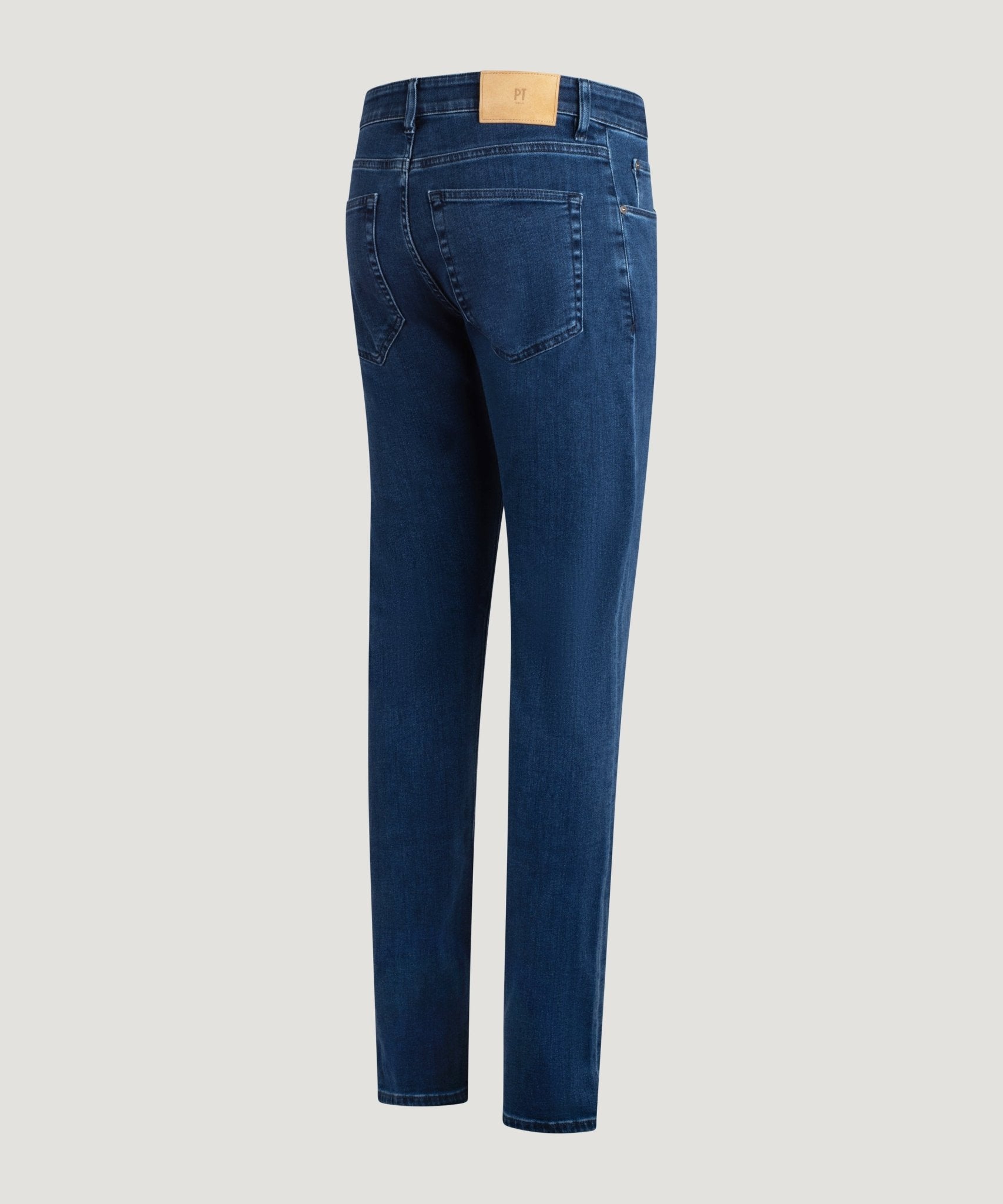 PT Torino Jazz jeans katoen/lyocell stretch mid blue washed - THE SOCIETY SHOP