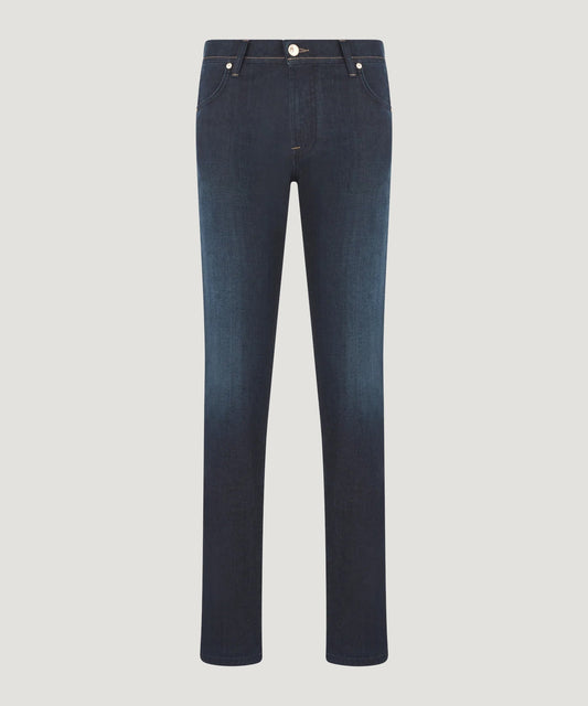 Corneliani Jeans donkerblauw katoen - The Society Shop