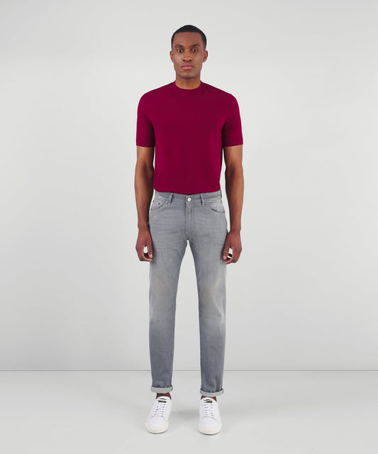 PT Torino Jeans katoen lichtgrijs - The Society Shop